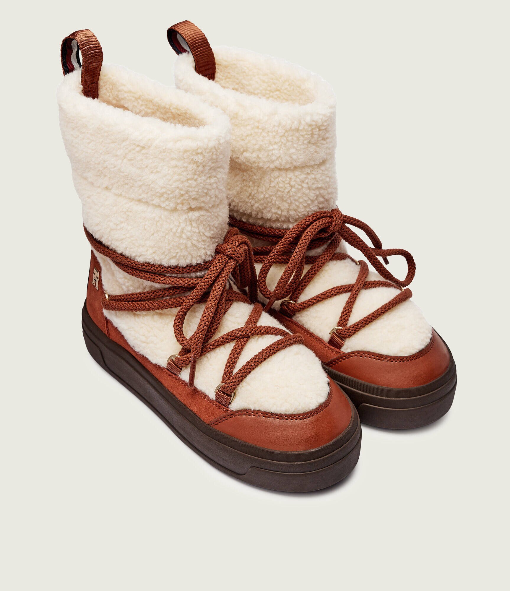 Tommy Hilfiger Bocanci | piele | piele întoarsă | shearling