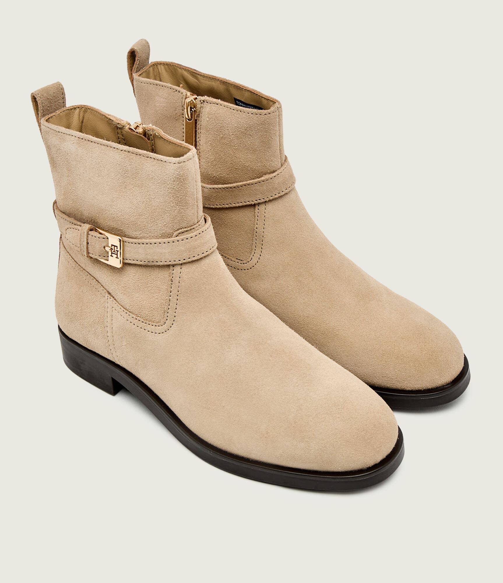 Tommy Hilfiger Botine | piele întoarsă