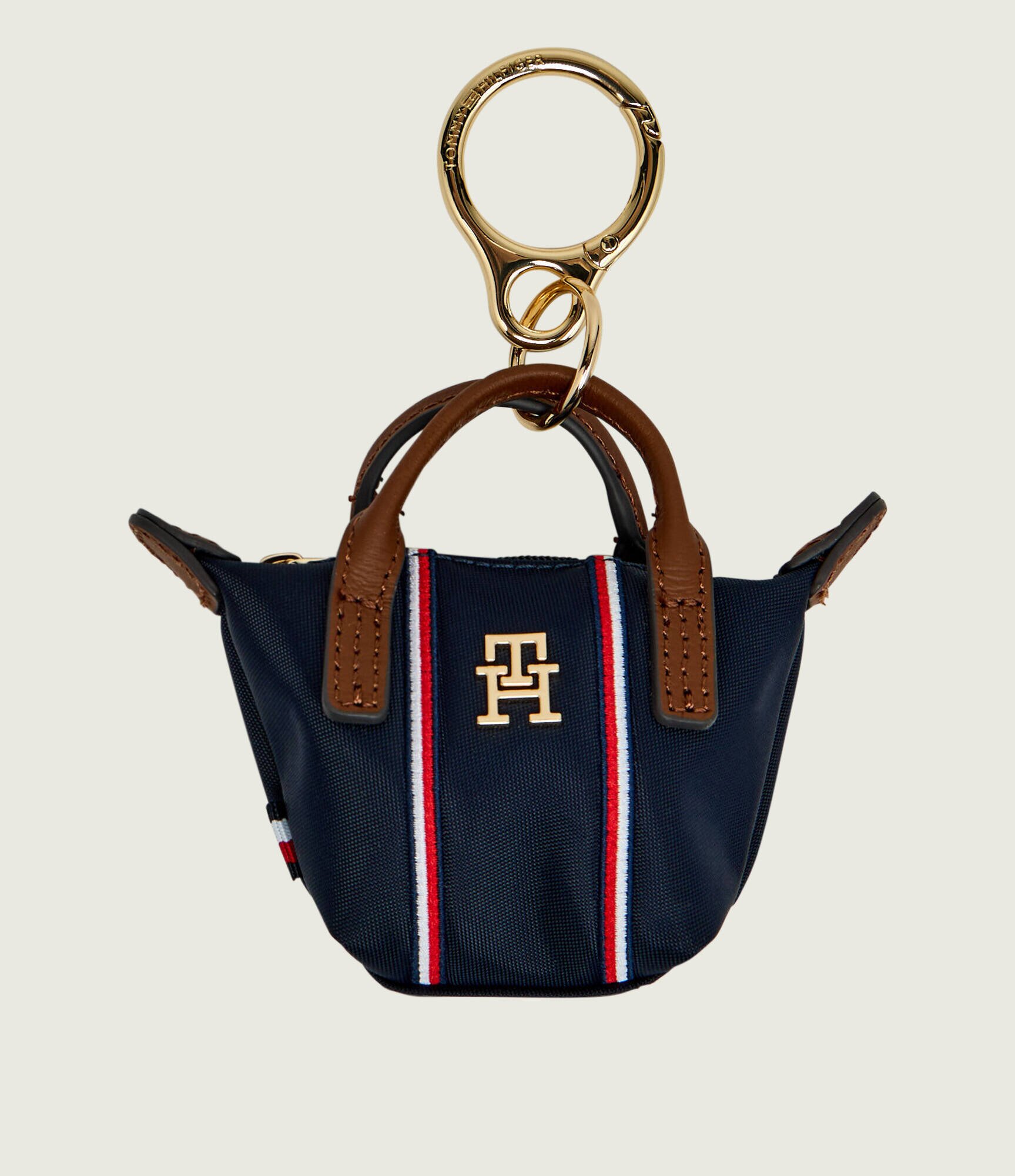 Tommy Hilfiger Breloc cu adaos de piele