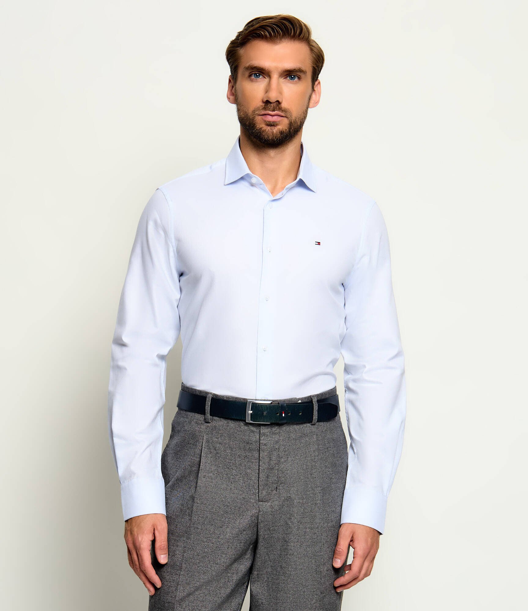 Tommy Hilfiger Cămașă Dobby | Tailored slim