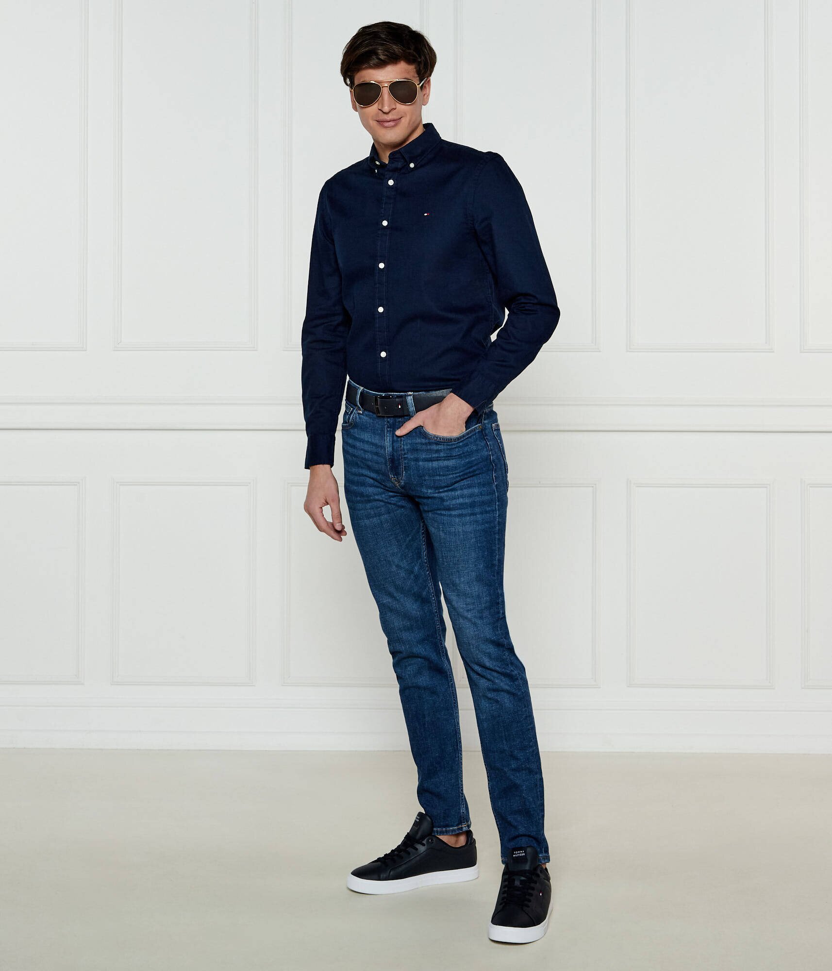 Tommy Hilfiger Cămașă FLEX DOBBY | Slim Fit