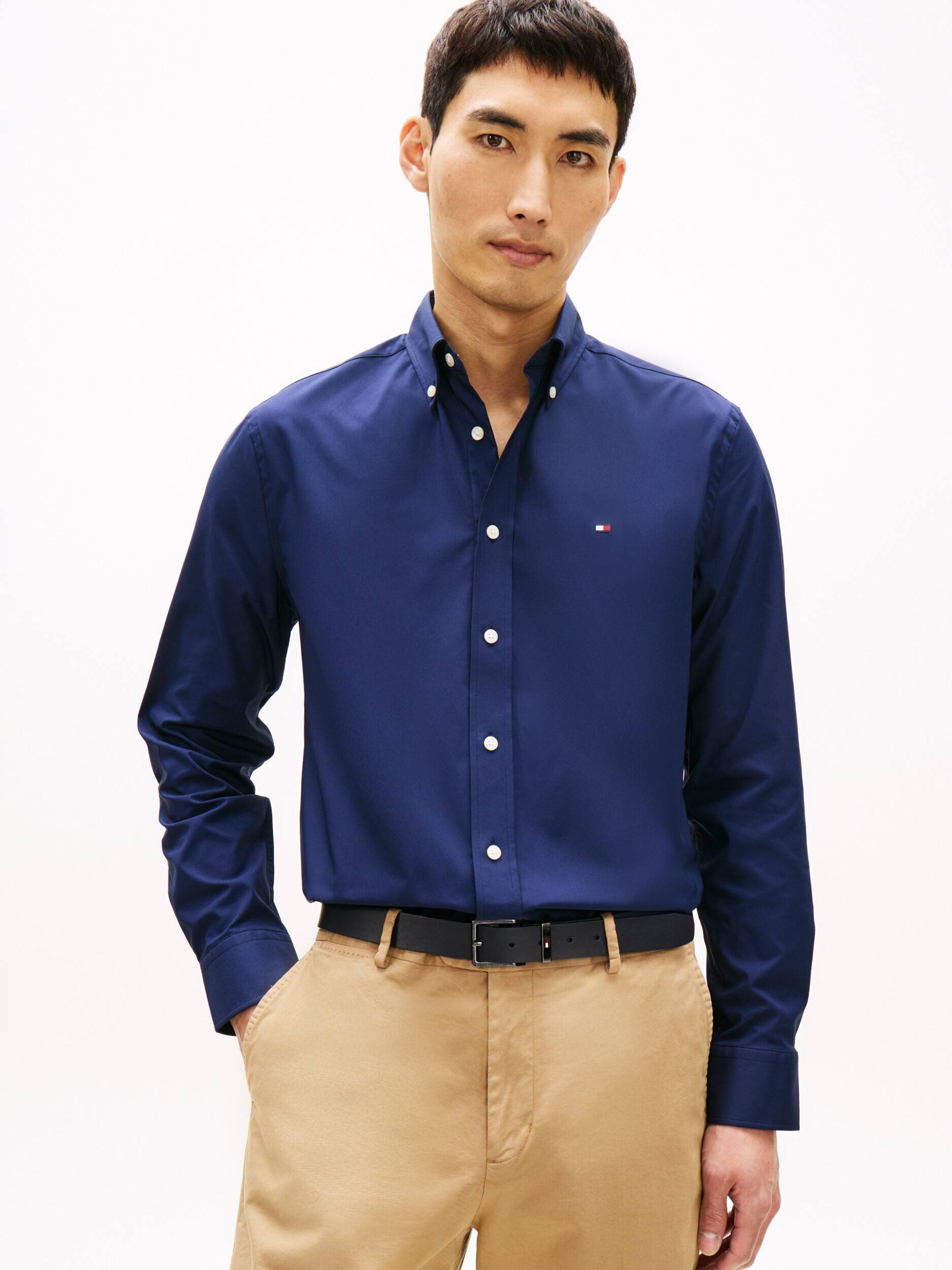 Tommy Hilfiger Cămașă PERFORMANCE POPLIN SOLID | regular fit