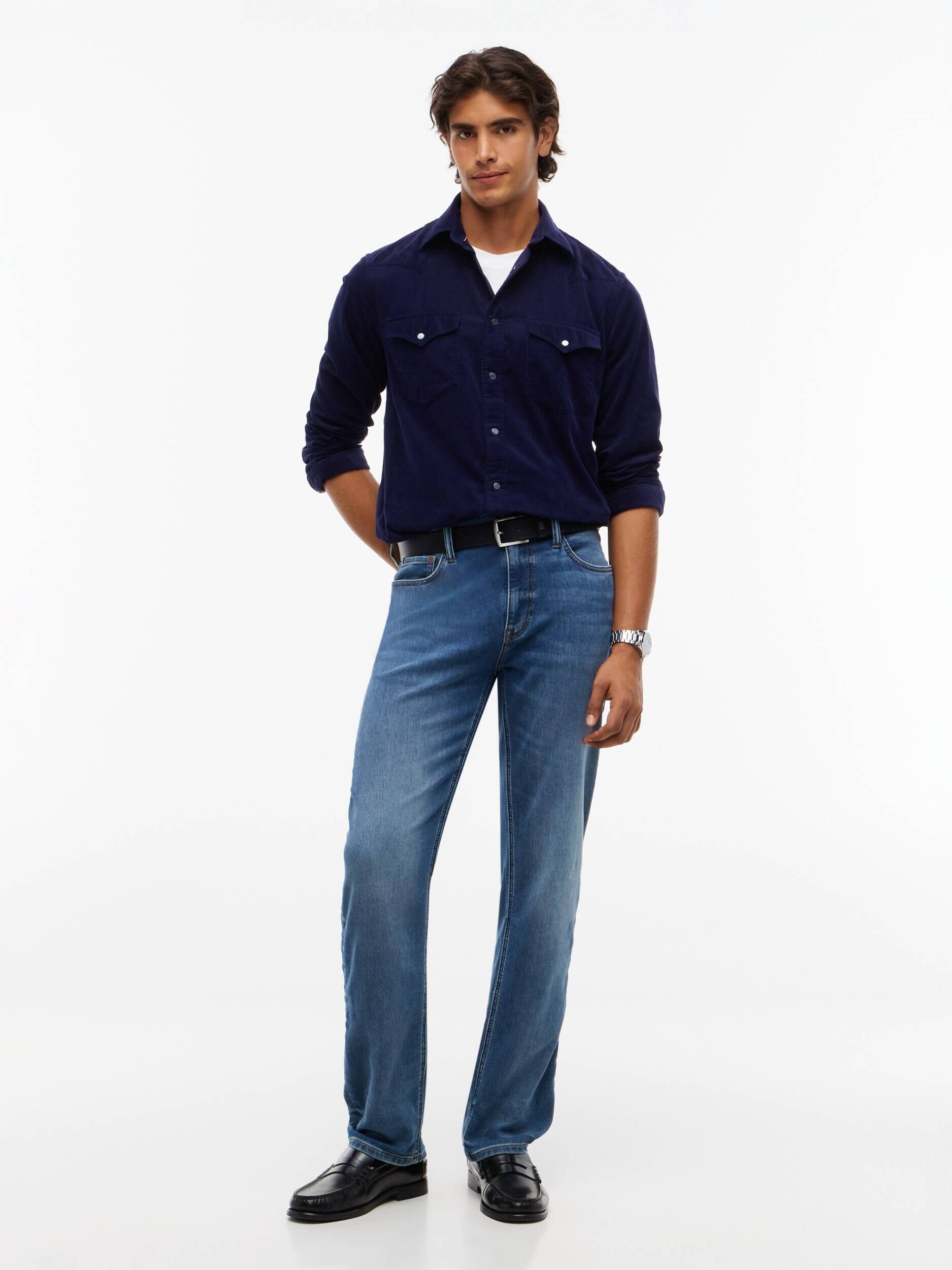 Tommy Hilfiger Cămașă | regular fit | catifea reiată