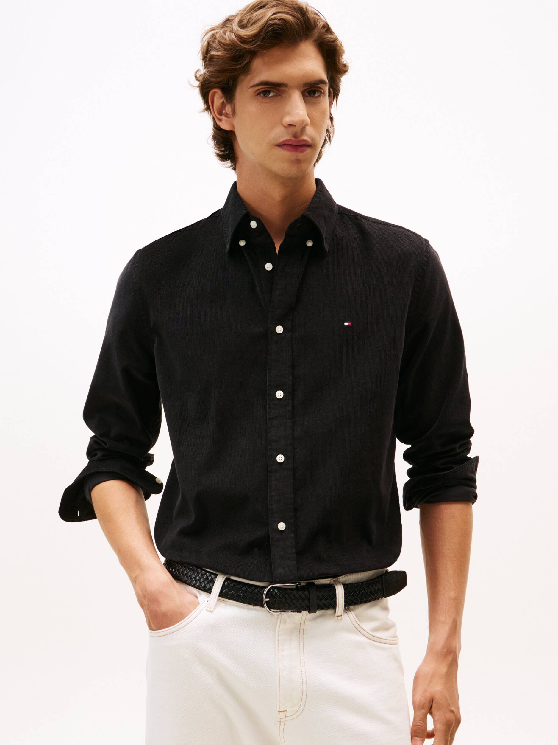 Tommy Hilfiger Cămașă | regular fit | catifea reiată