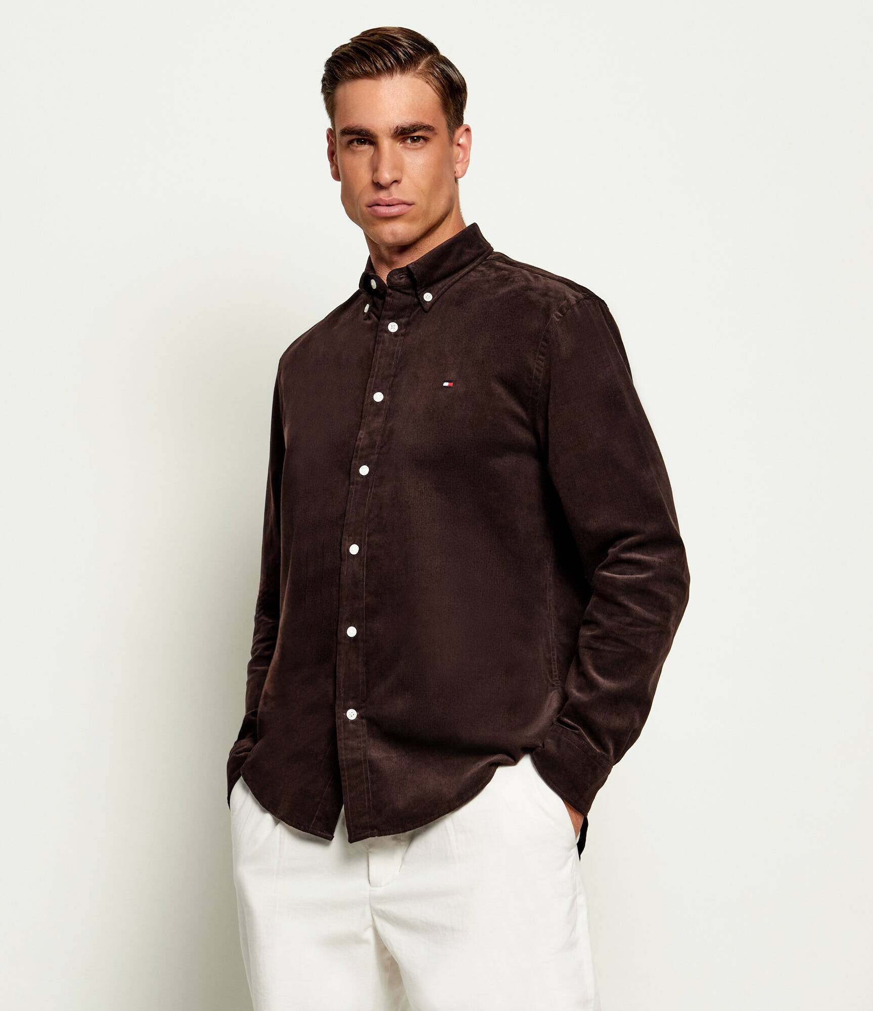 Tommy Hilfiger Cămașă | regular fit | catifea reiată