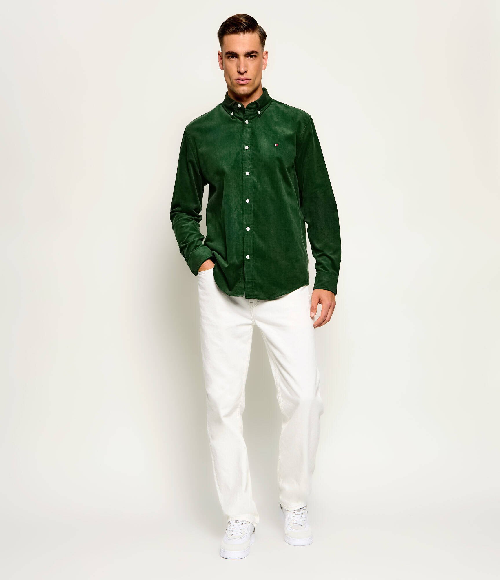 Tommy Hilfiger Cămașă | regular fit | catifea reiată