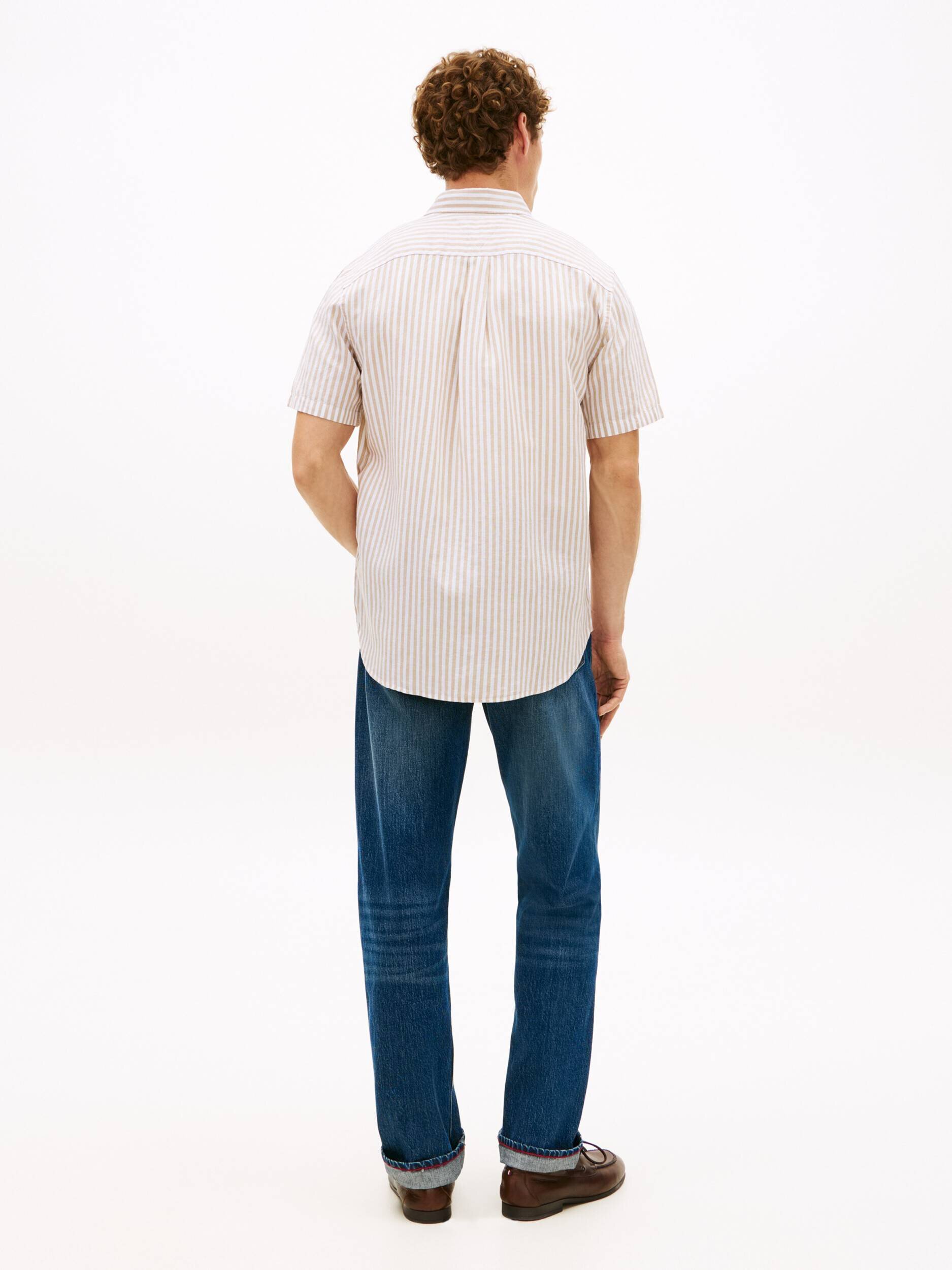 Tommy Hilfiger Cămașă | regular fit | cu adaos de in