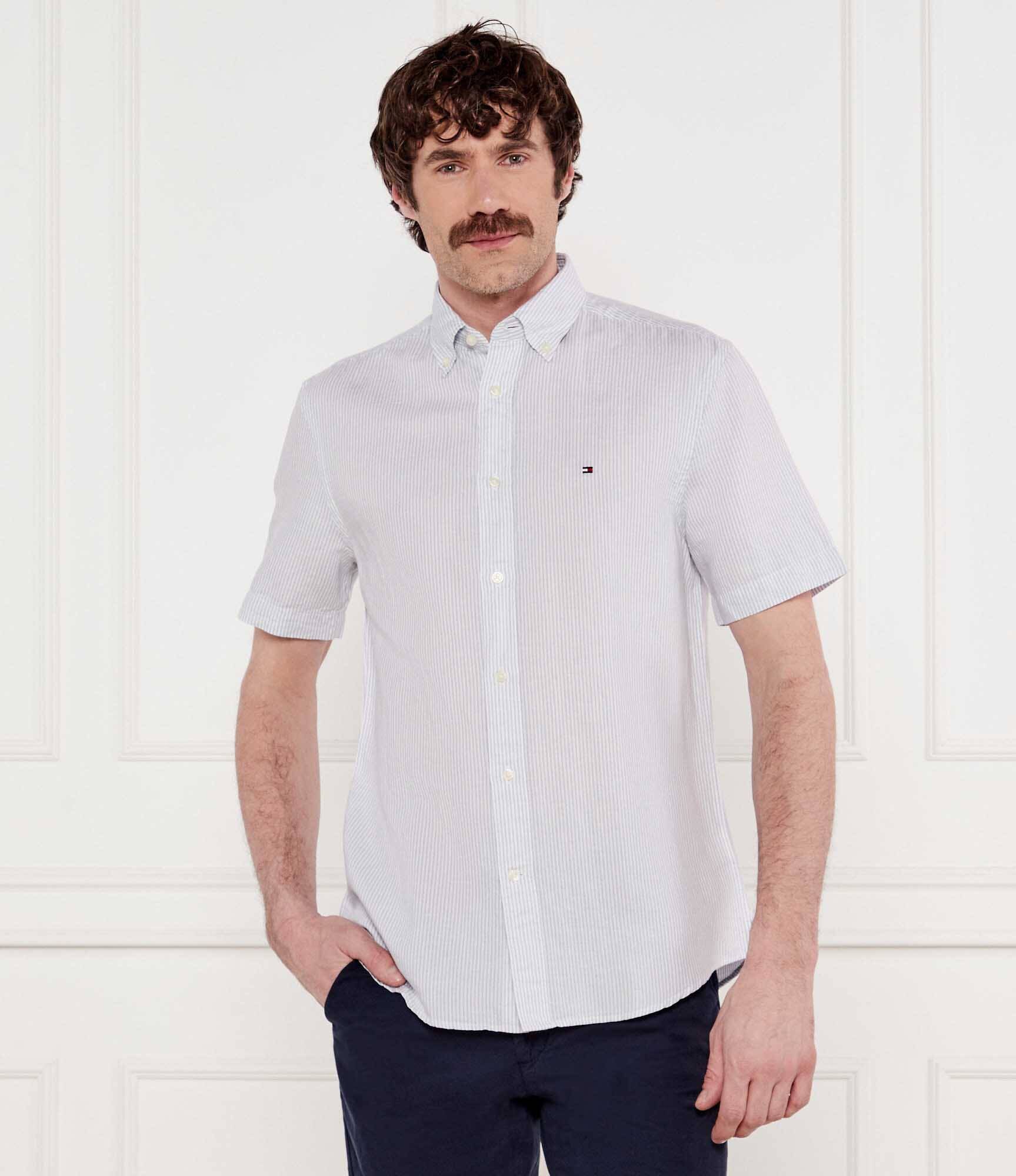 Tommy Hilfiger Cămașă | Regular Fit | cu adaos de in
