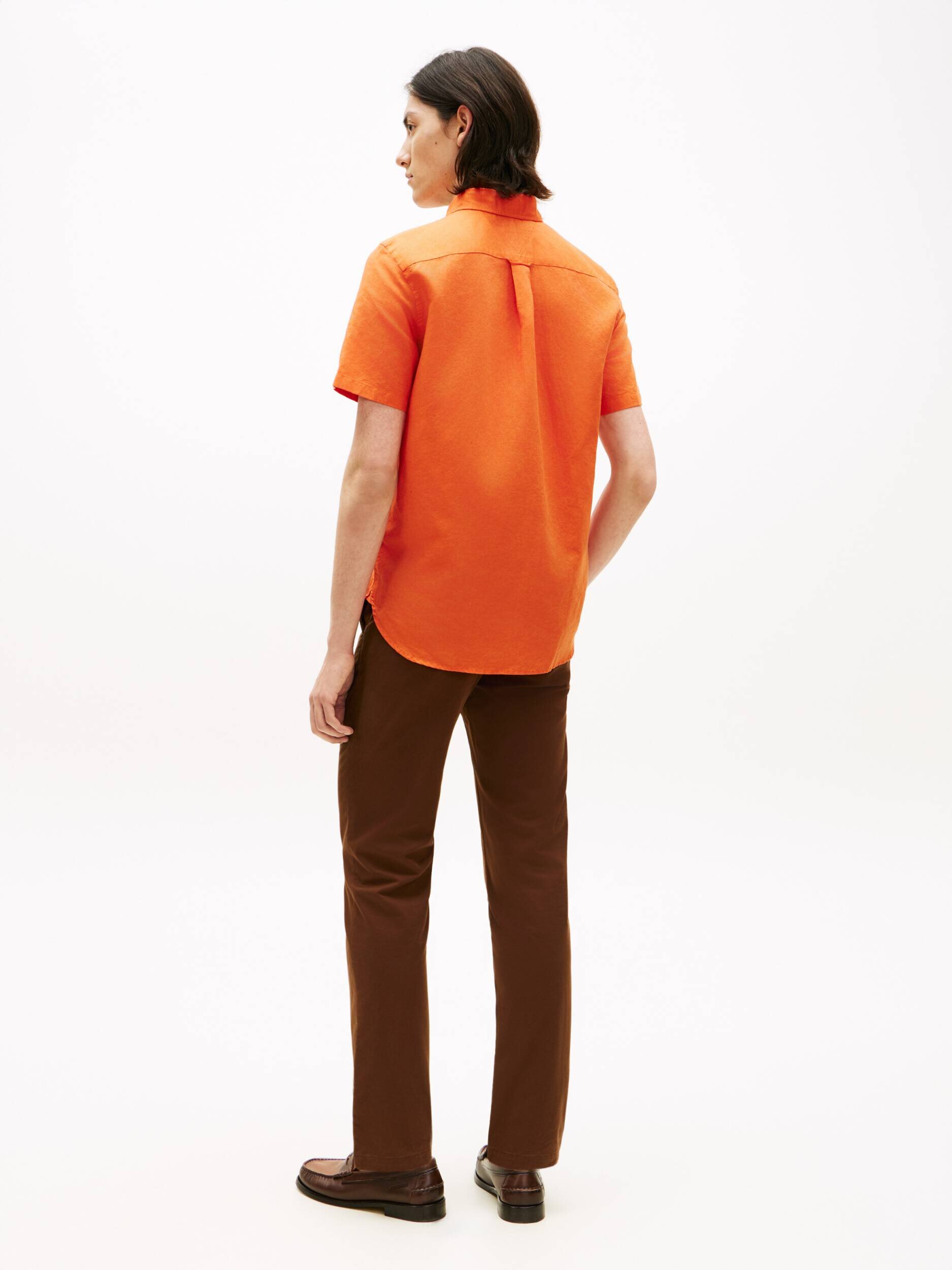 Tommy Hilfiger Cămașă | regular fit | cu adaos de in