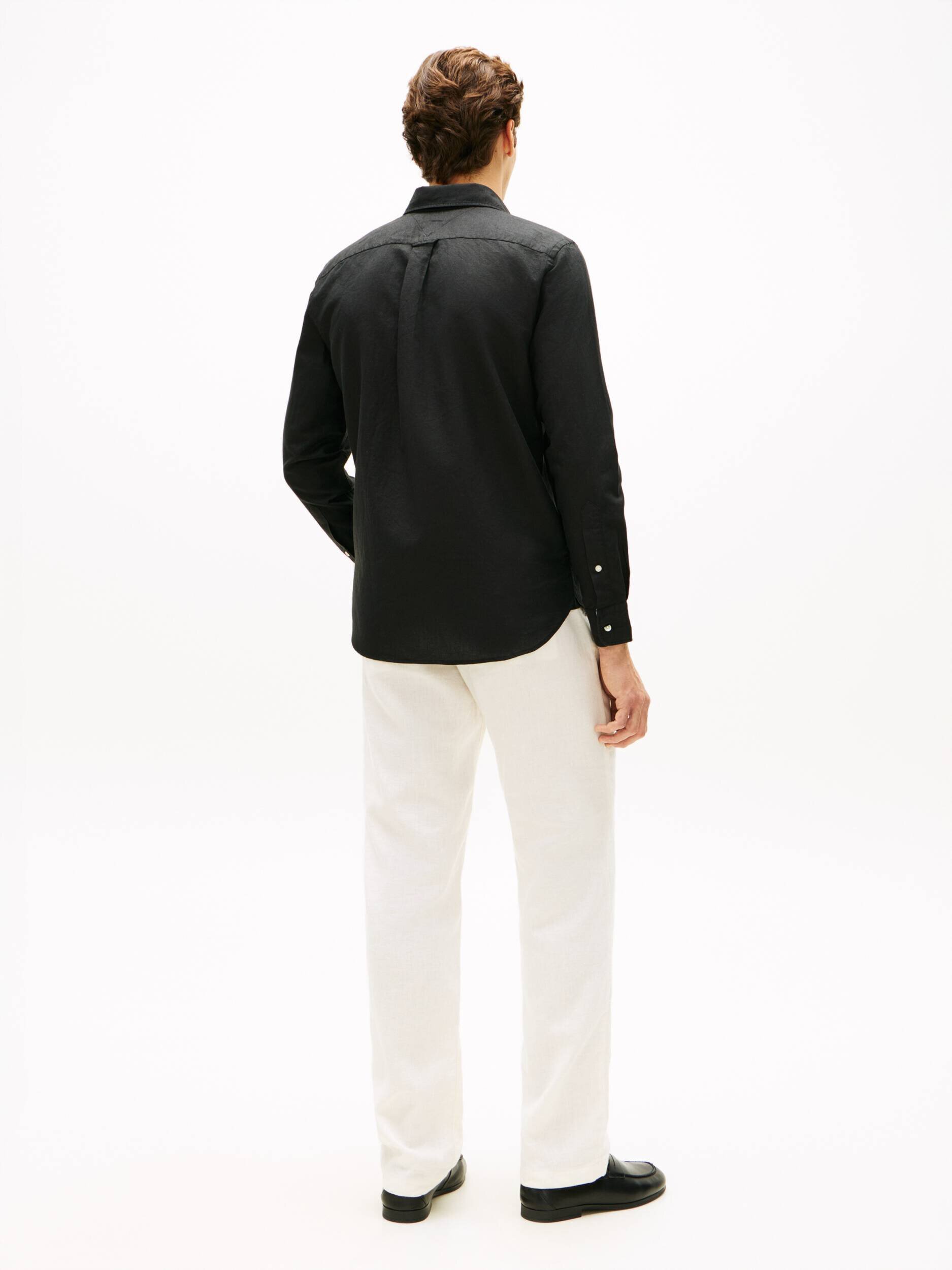 Tommy Hilfiger Cămașă | regular fit | cu adaos de in