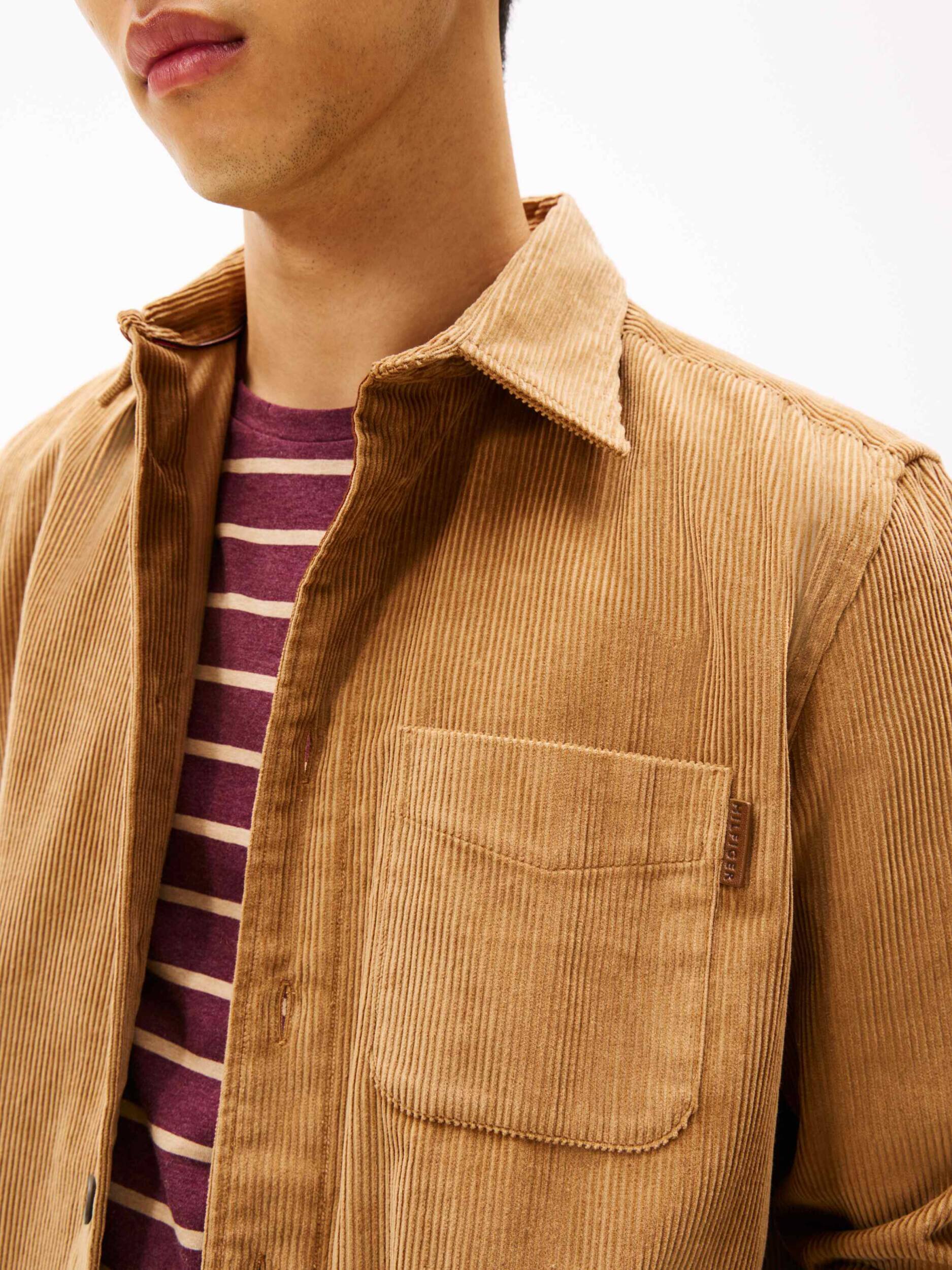 Tommy Hilfiger Cămașă | Relaxed fit | catifea reiată