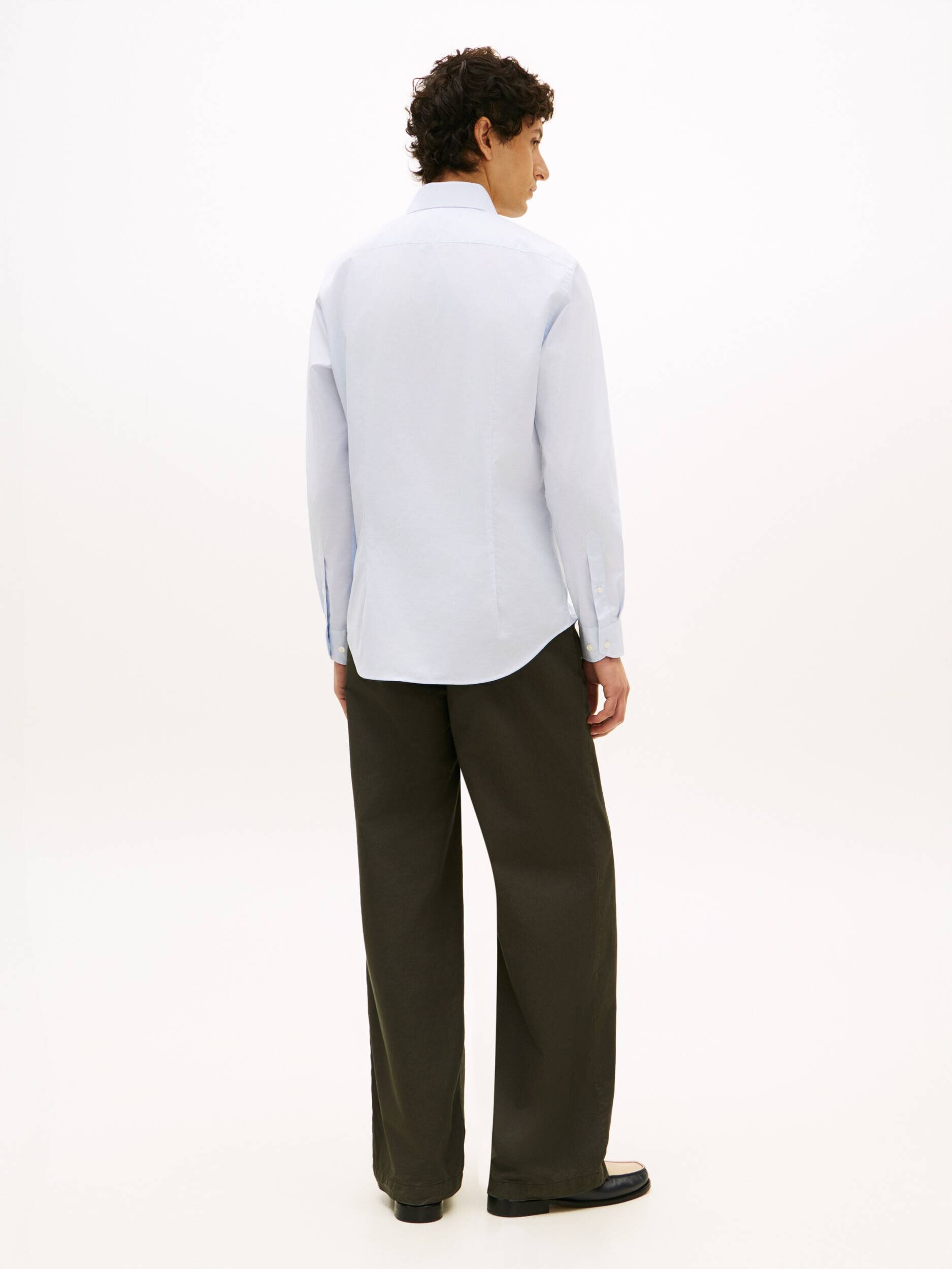 Tommy Hilfiger Cămașă | Slim Fit | cu adaos de in