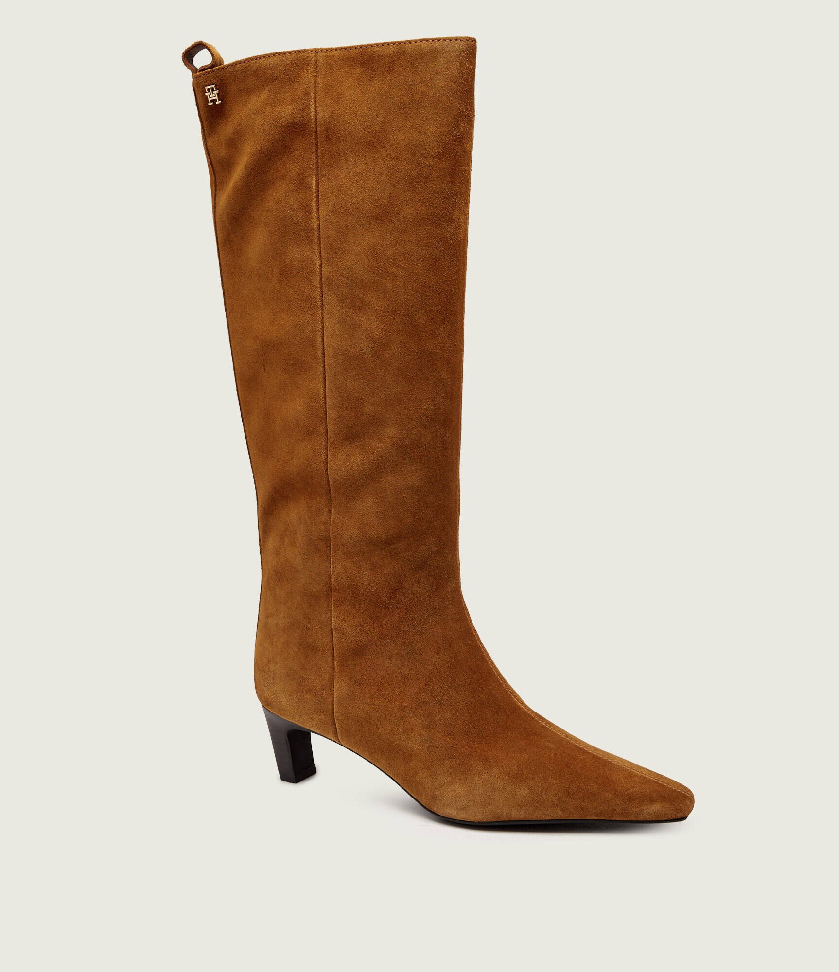 Tommy Hilfiger Cizme cu toc | piele întoarsă