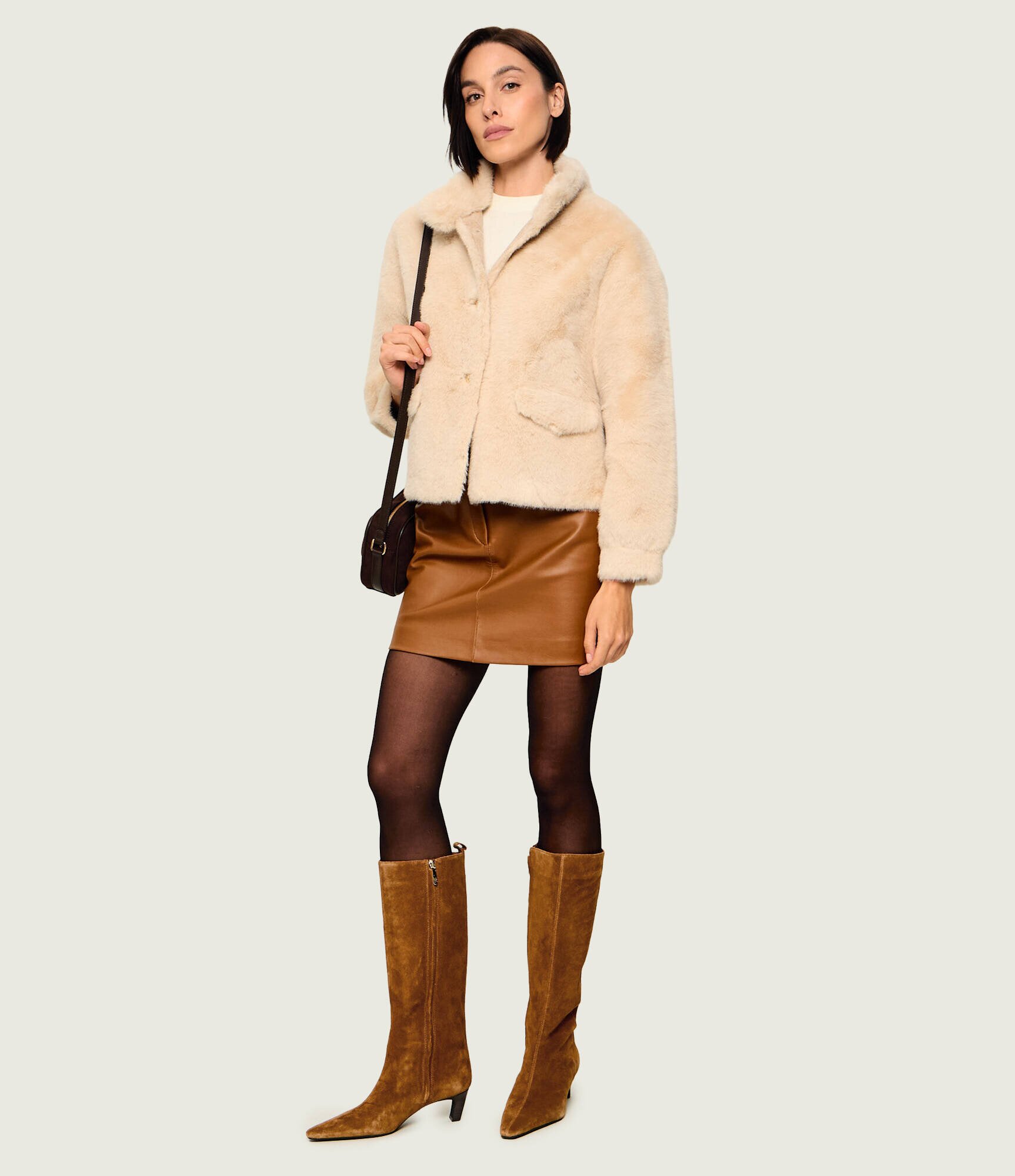 Tommy Hilfiger Cizme cu toc | piele întoarsă