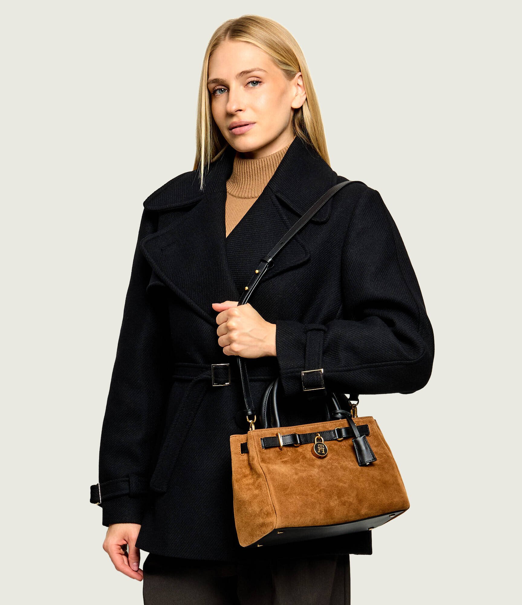 Tommy Hilfiger Cufăr American Icon Mini | piele întoarsă