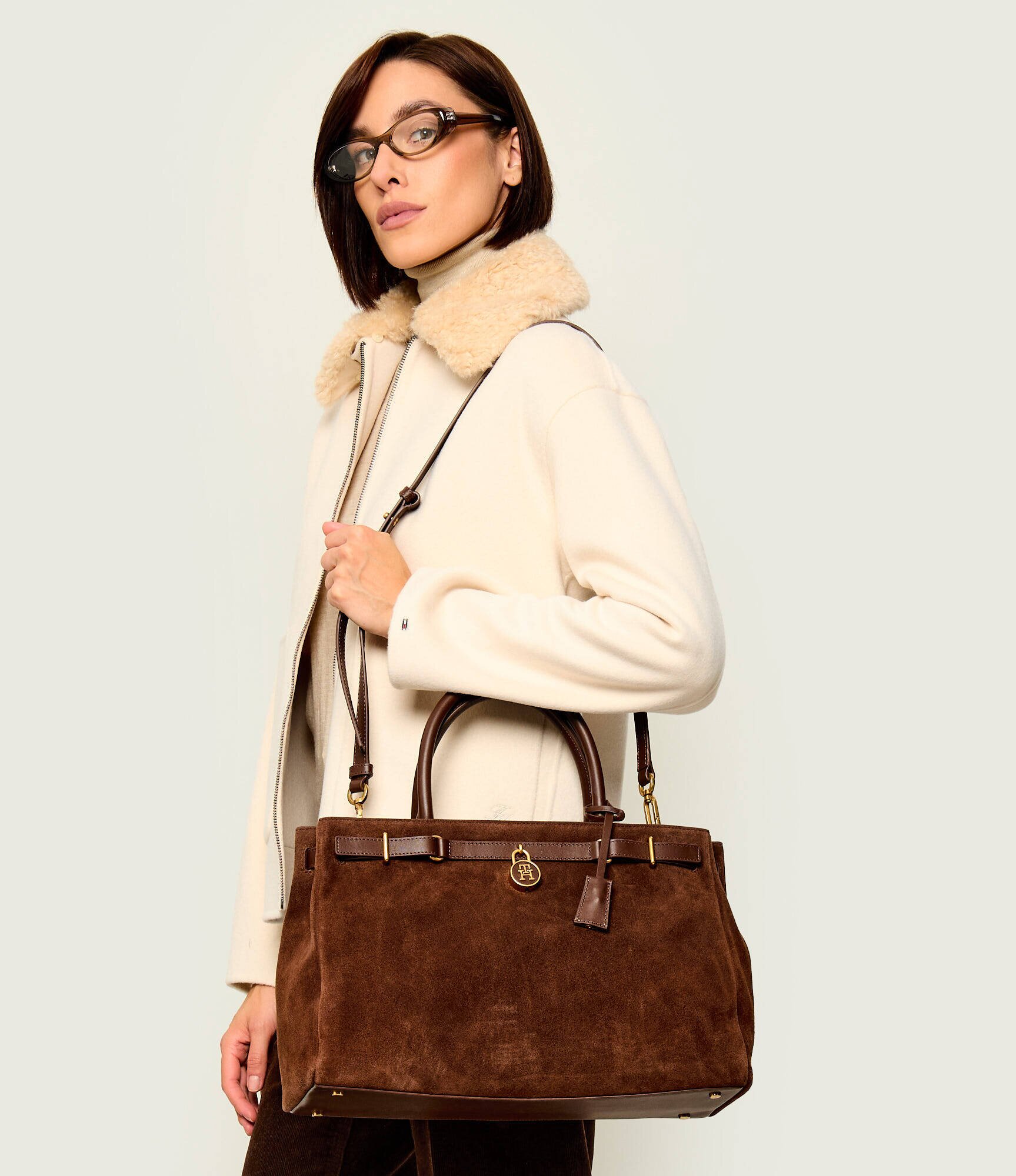 Tommy Hilfiger Cufăr American Icon | piele întoarsă
