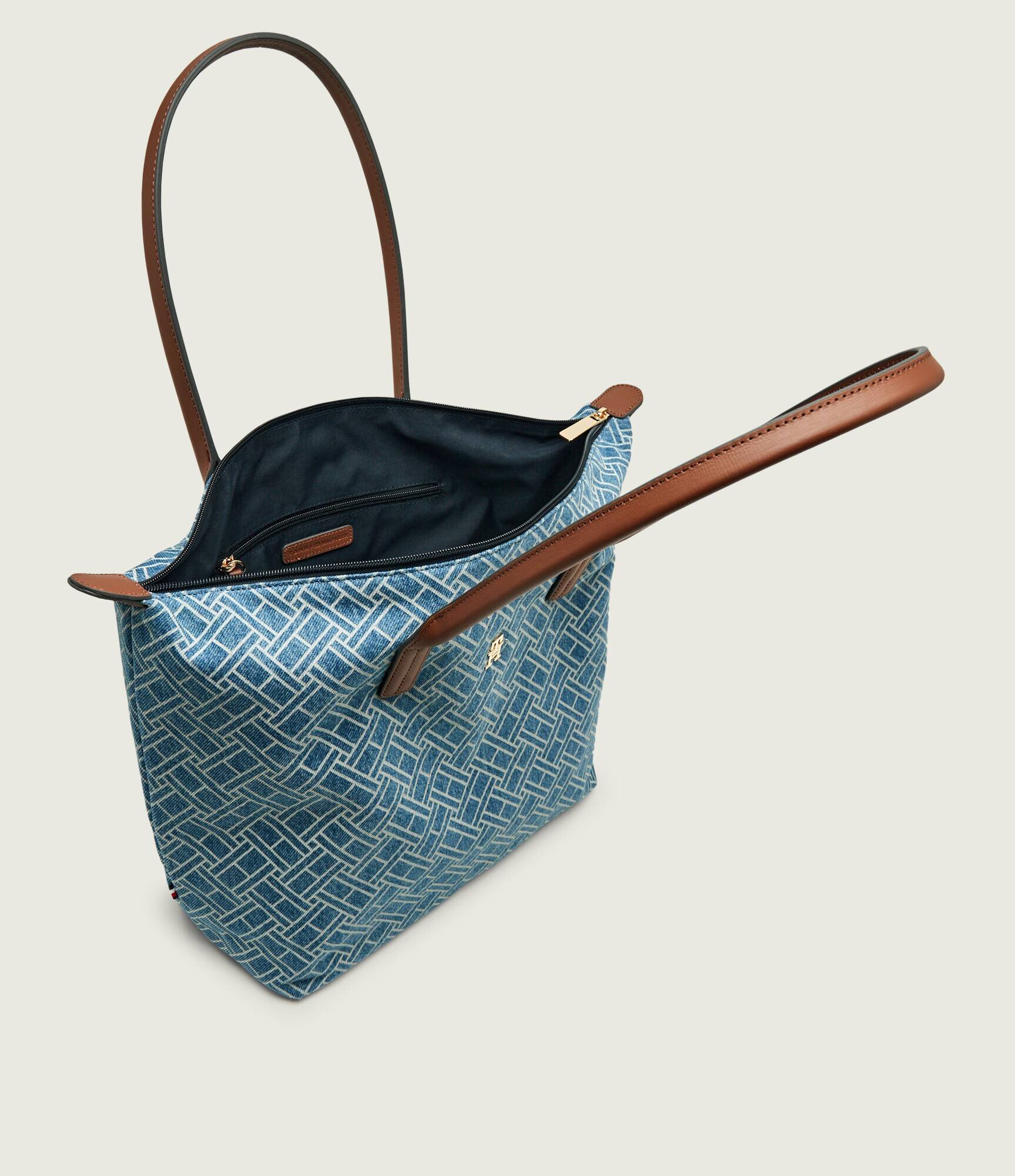 Tommy Hilfiger De blugi geantă shopper cu adaos de piele
