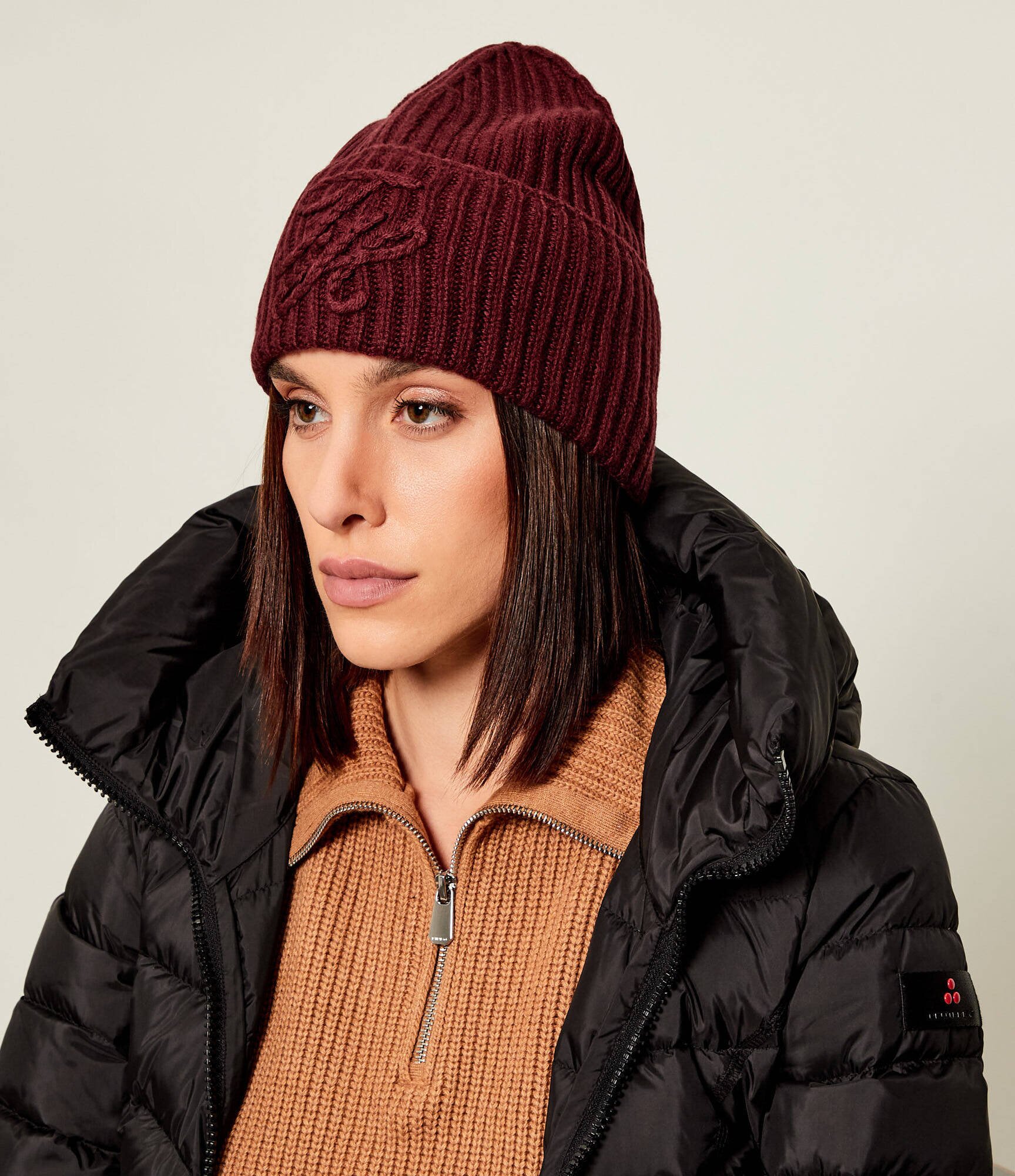 Tommy Hilfiger De lână căciulă cu adaos de cașmir