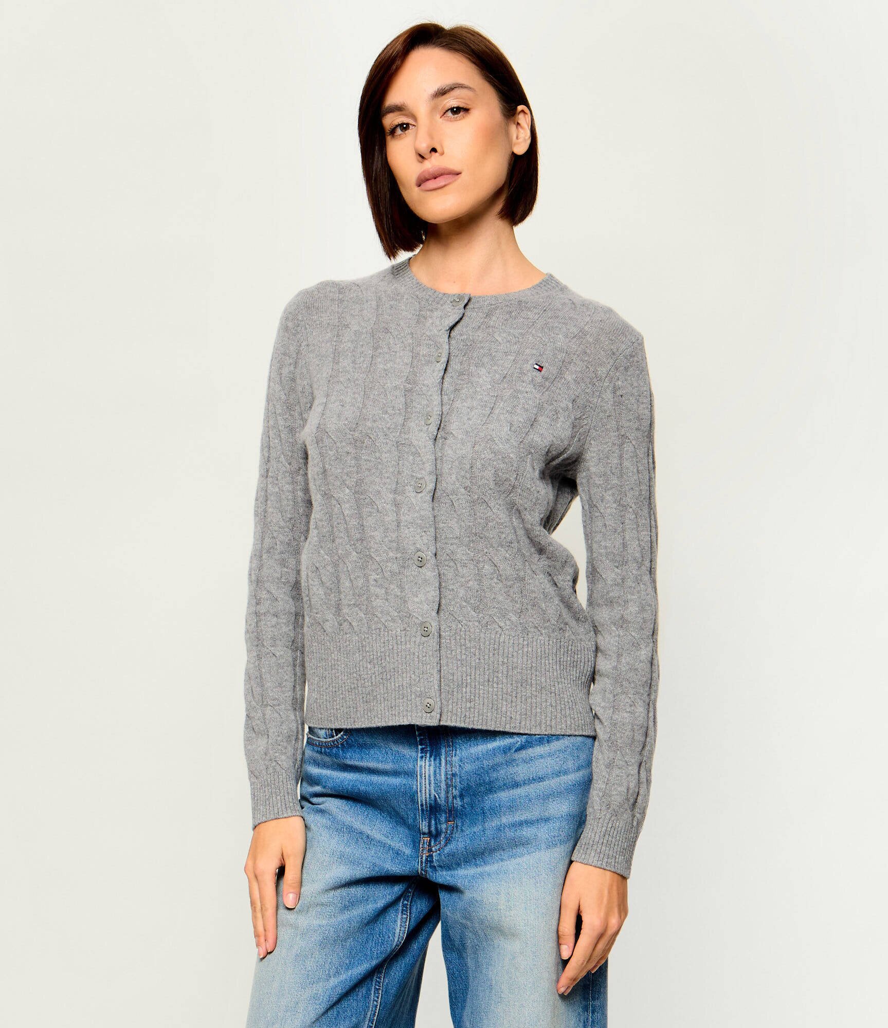 Tommy Hilfiger De lână cardigan | Slim Fit