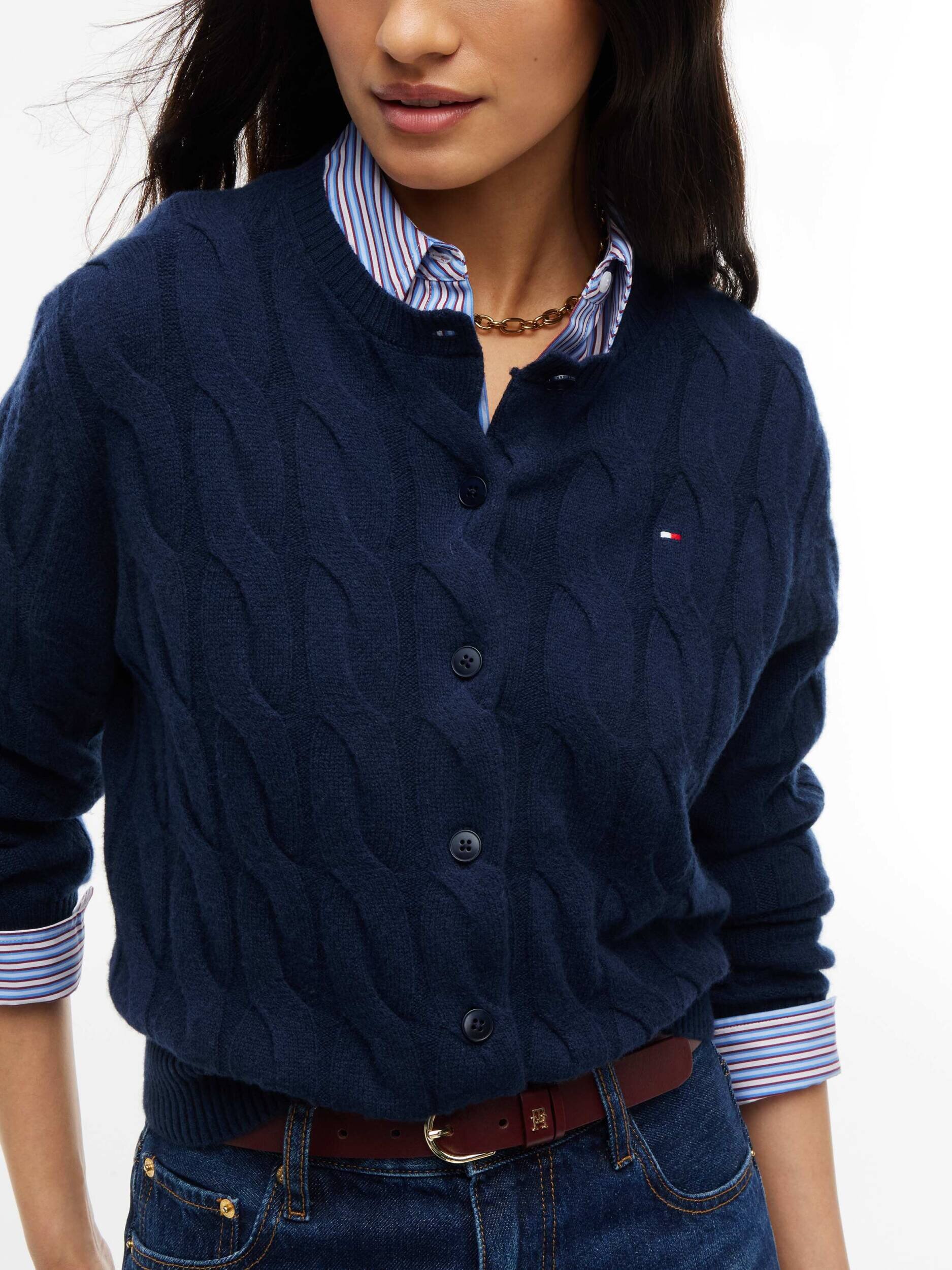 Tommy Hilfiger De lână cardigan | Slim Fit