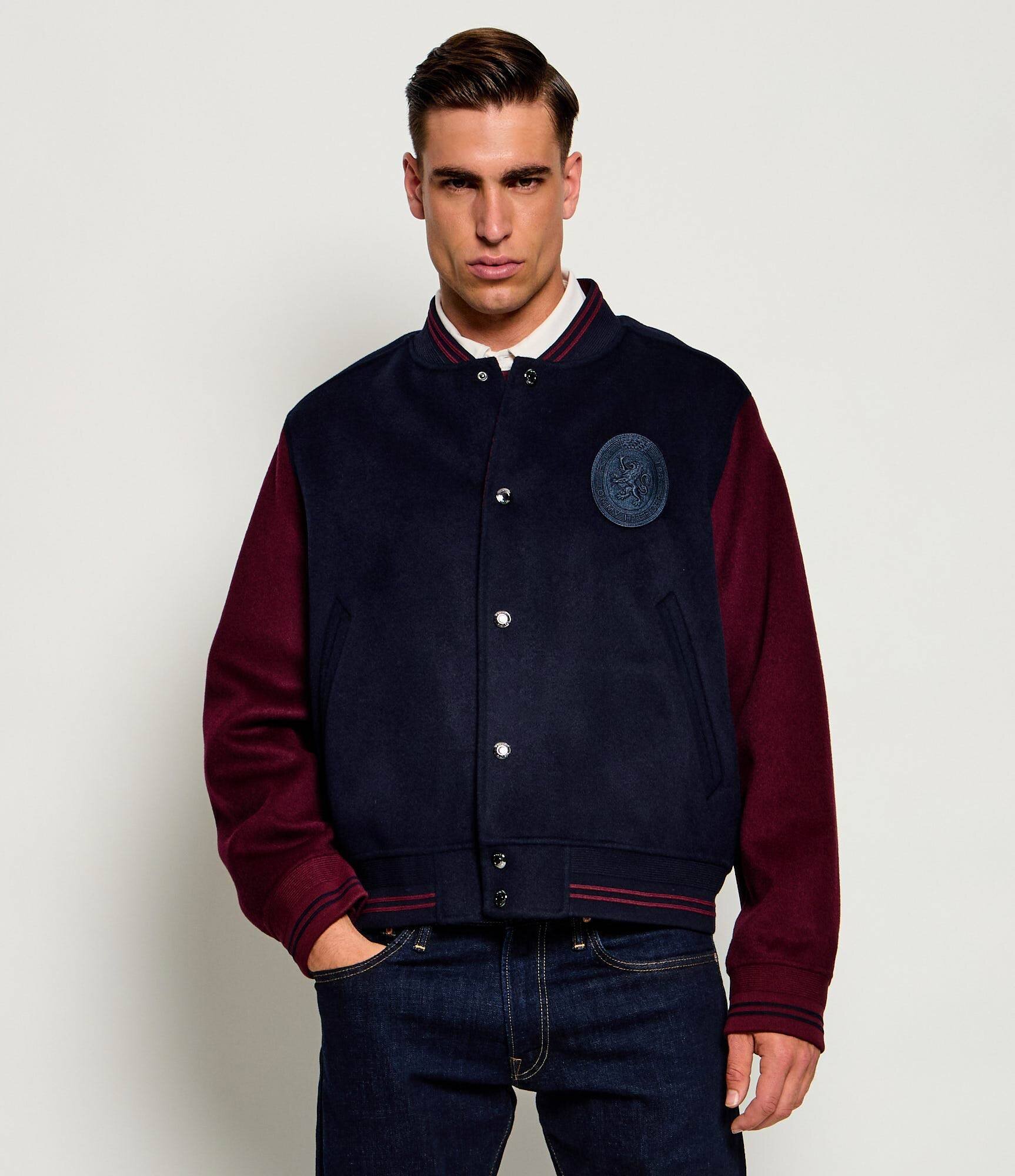 Tommy Hilfiger De lână geacă bomber | regular fit cu adaos de cașmir