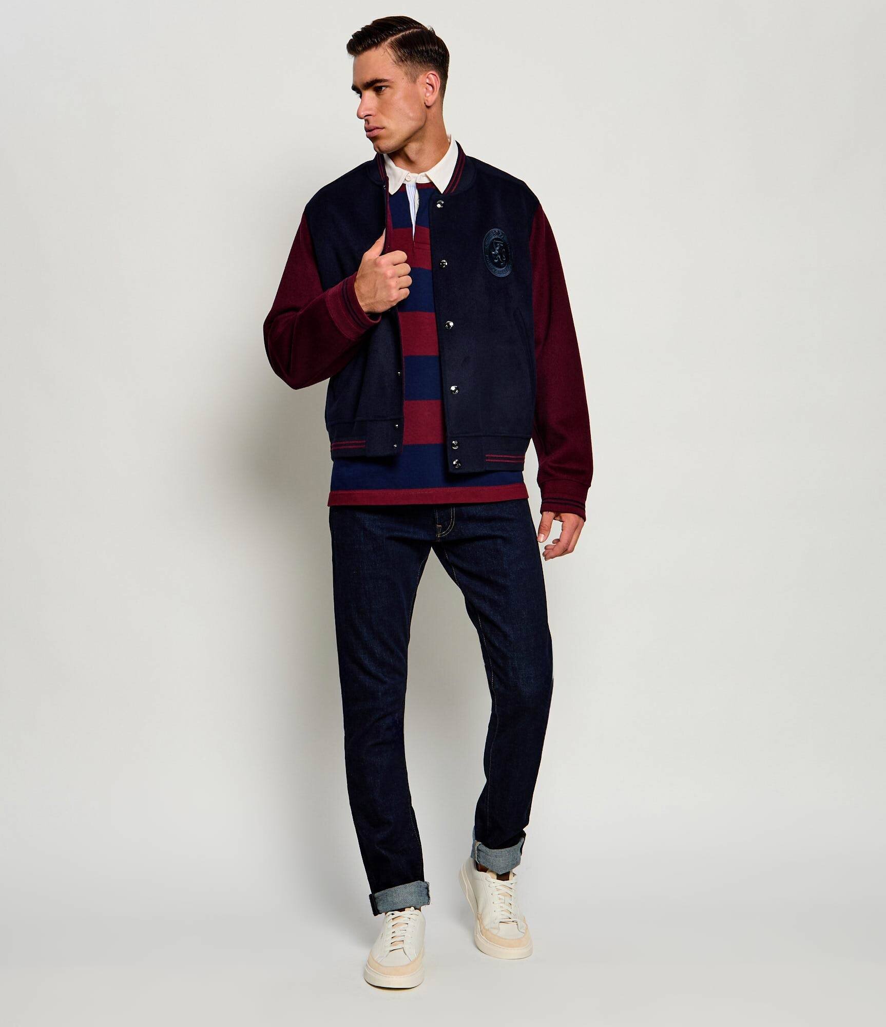 Tommy Hilfiger De lână geacă bomber | regular fit cu adaos de cașmir