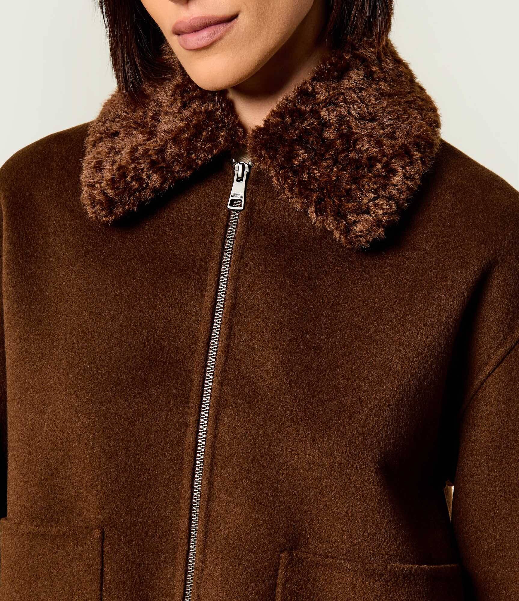 Tommy Hilfiger De lână geacă | regular fit | shearling