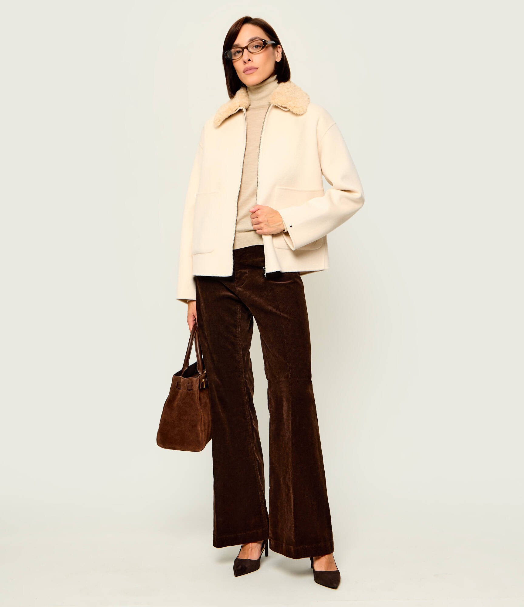 Tommy Hilfiger De lână geacă | regular fit | shearling