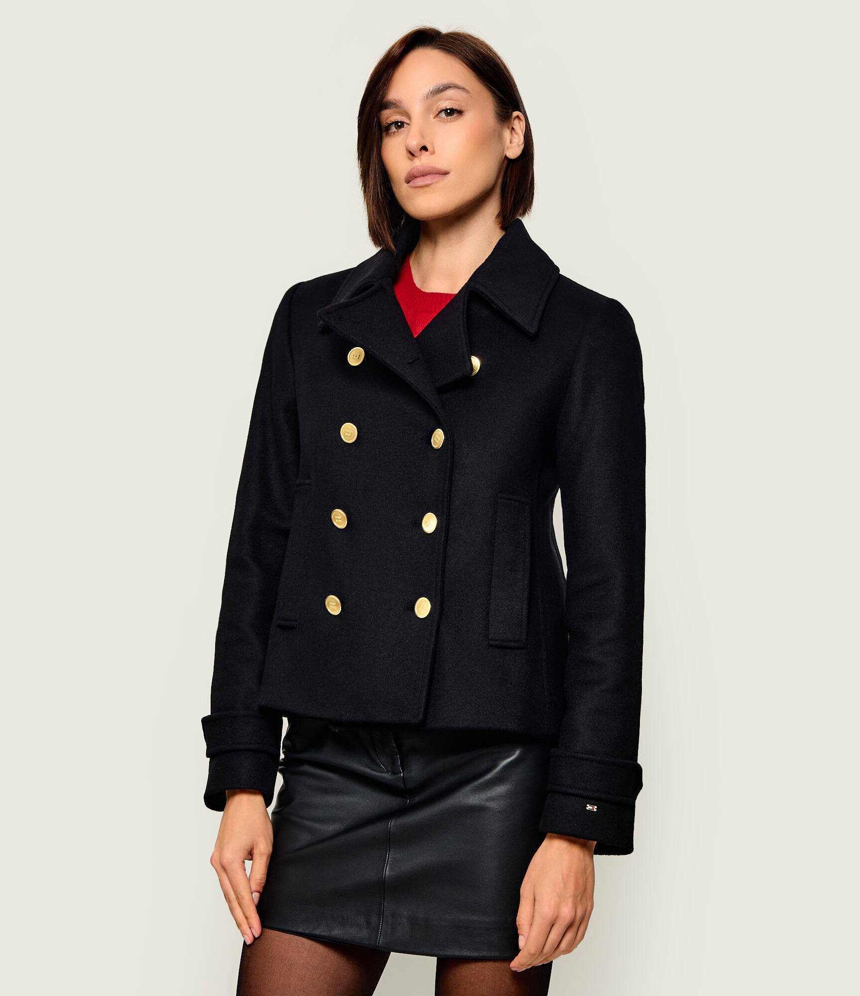 Tommy Hilfiger De lână geacă | Slim Fit