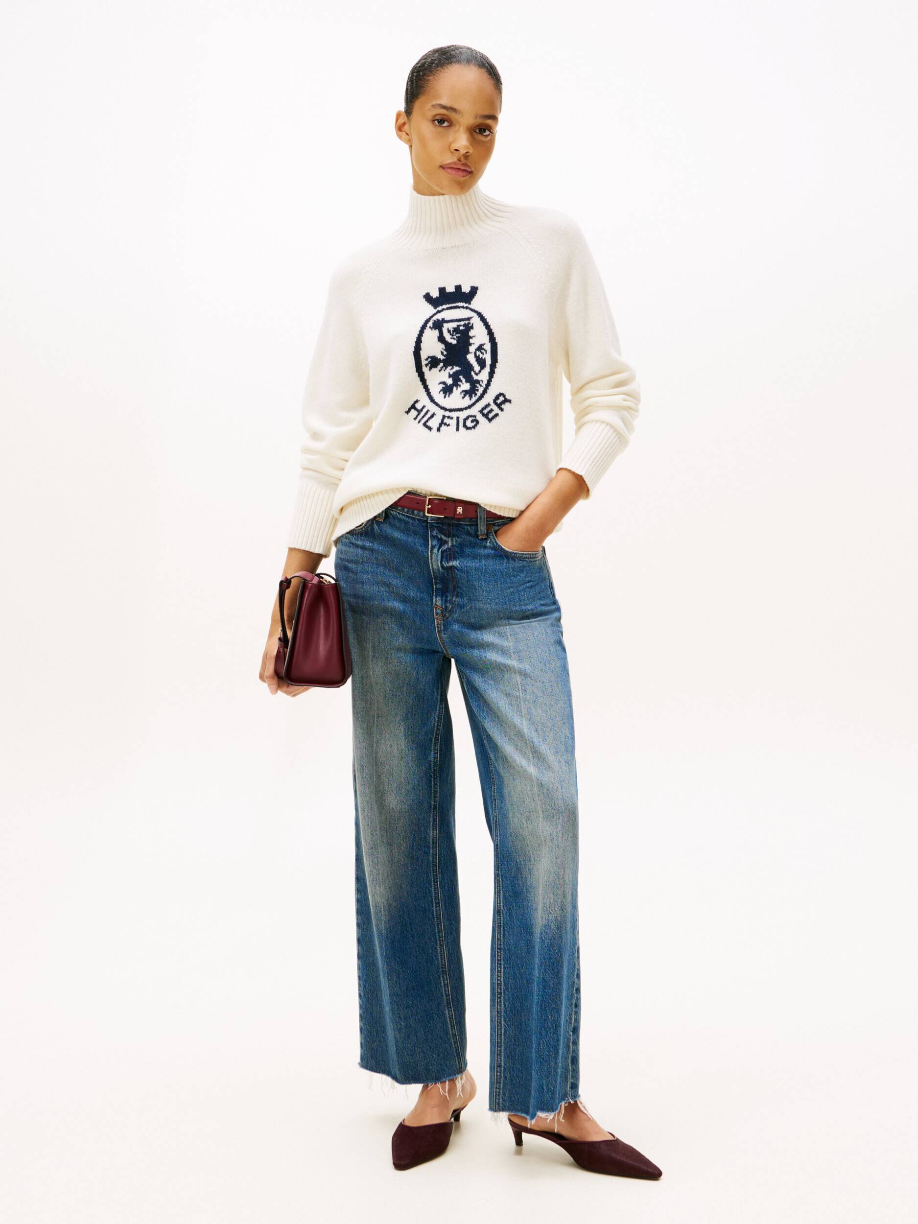 Tommy Hilfiger De lână guler înalt | regular fit