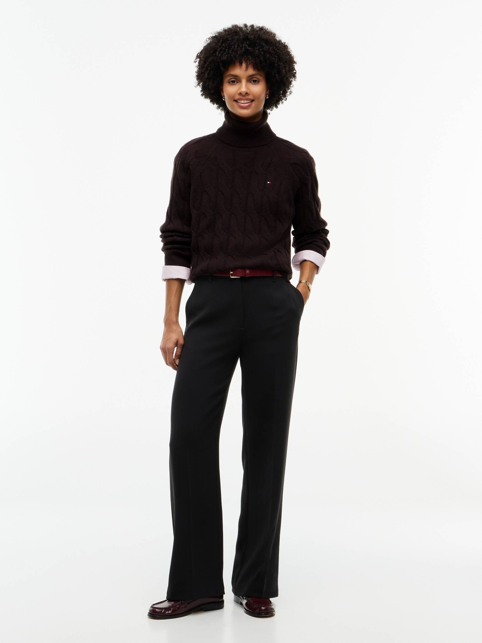 Tommy Hilfiger De lână maletă | Loose fit