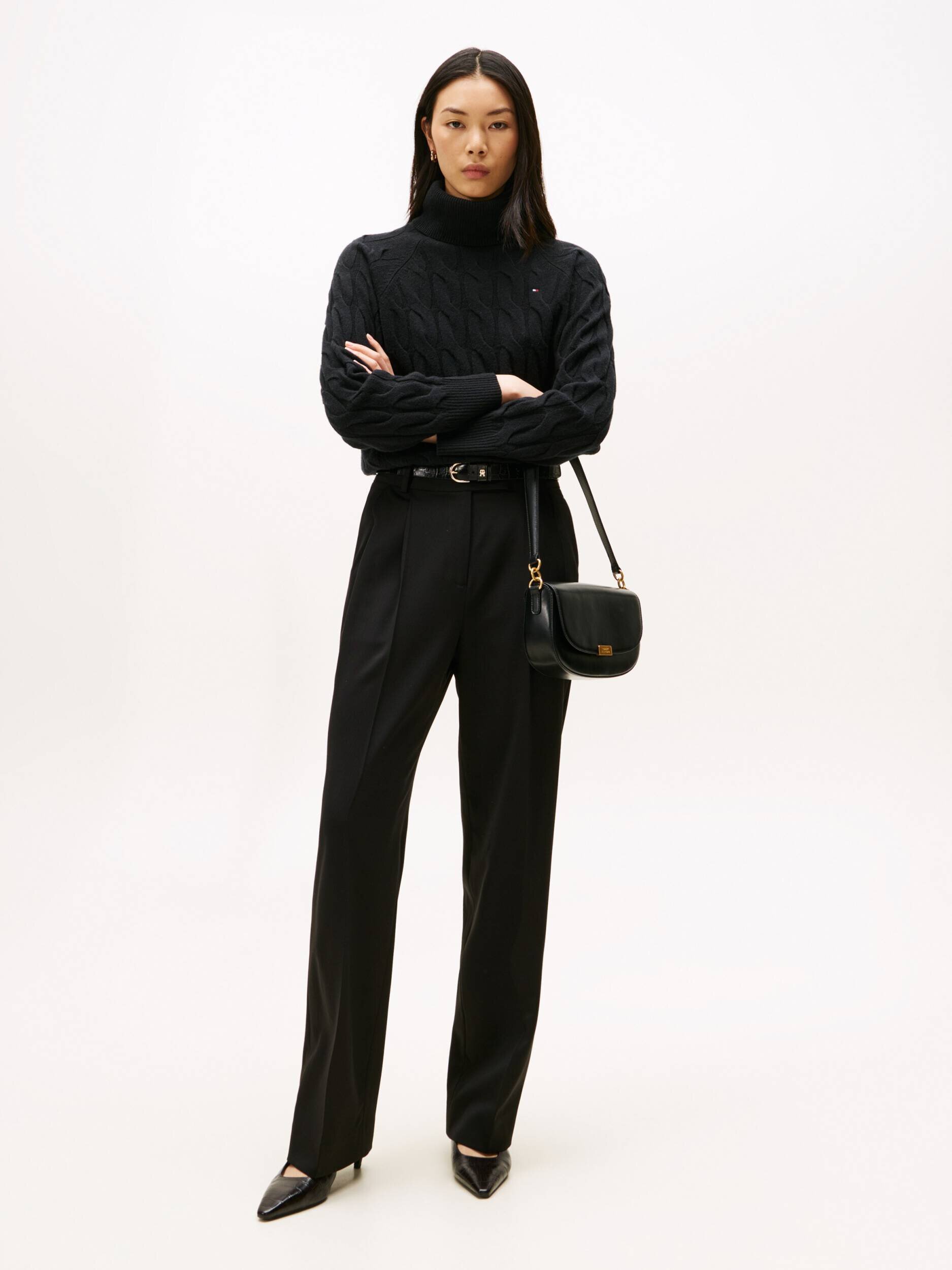 Tommy Hilfiger De lână maletă | Loose fit