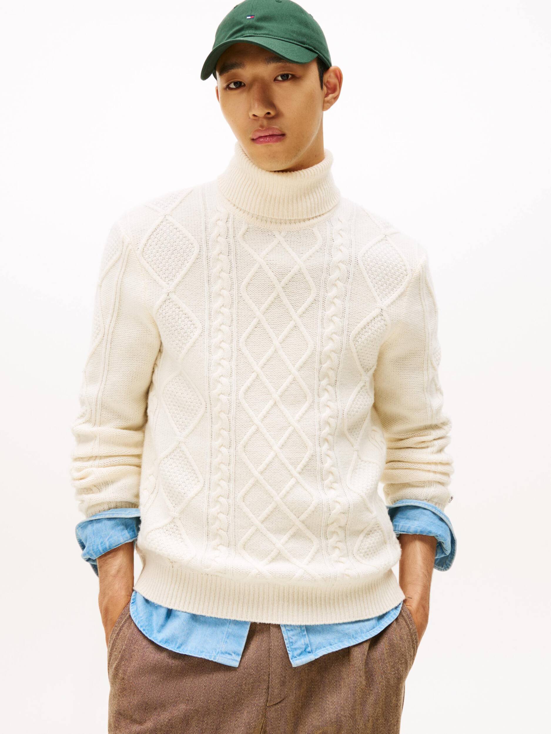 Tommy Hilfiger De lână maletă | Loose fit cu adaos de cașmir