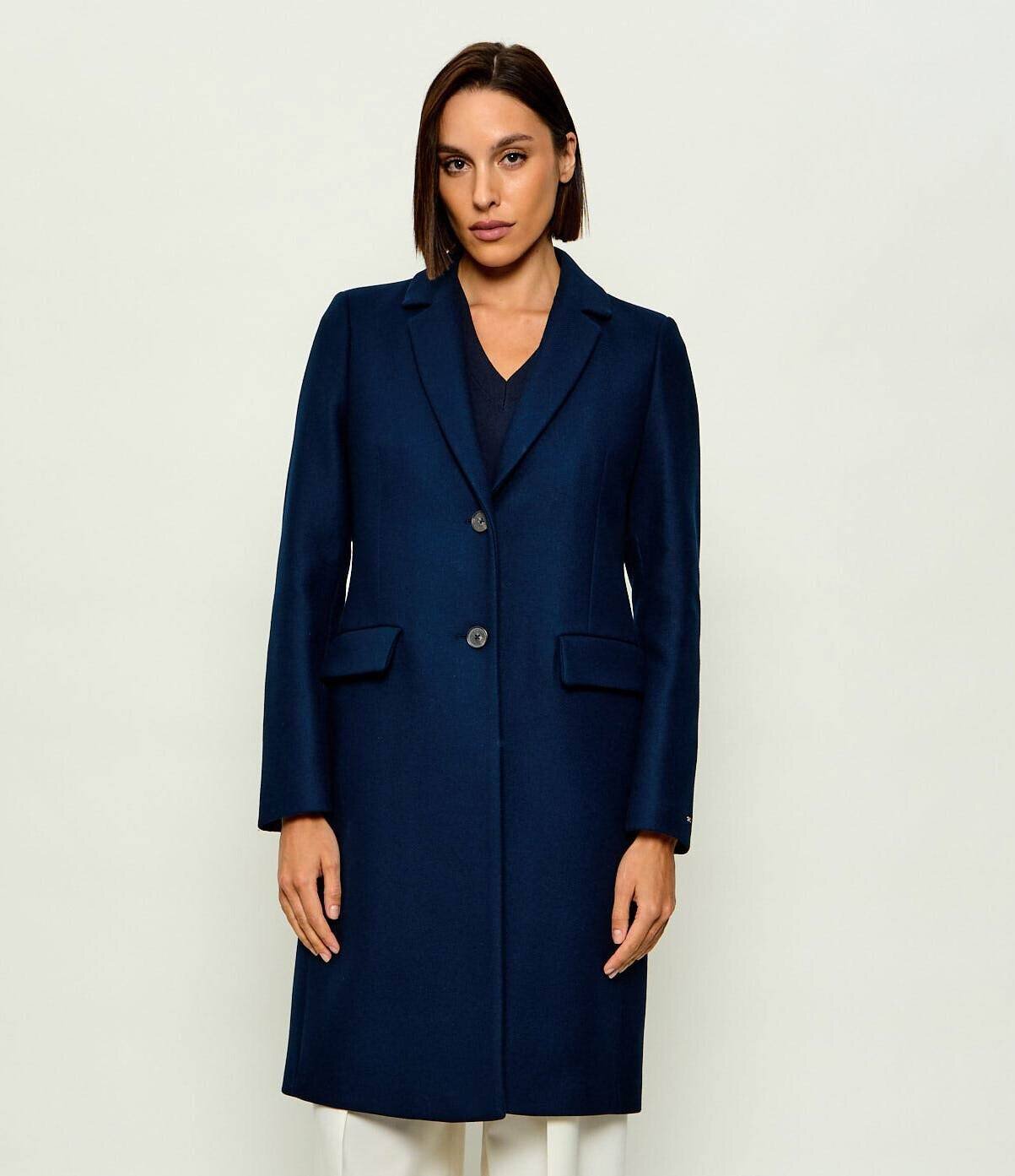 Tommy Hilfiger De lână palton cu adaos de cașmir