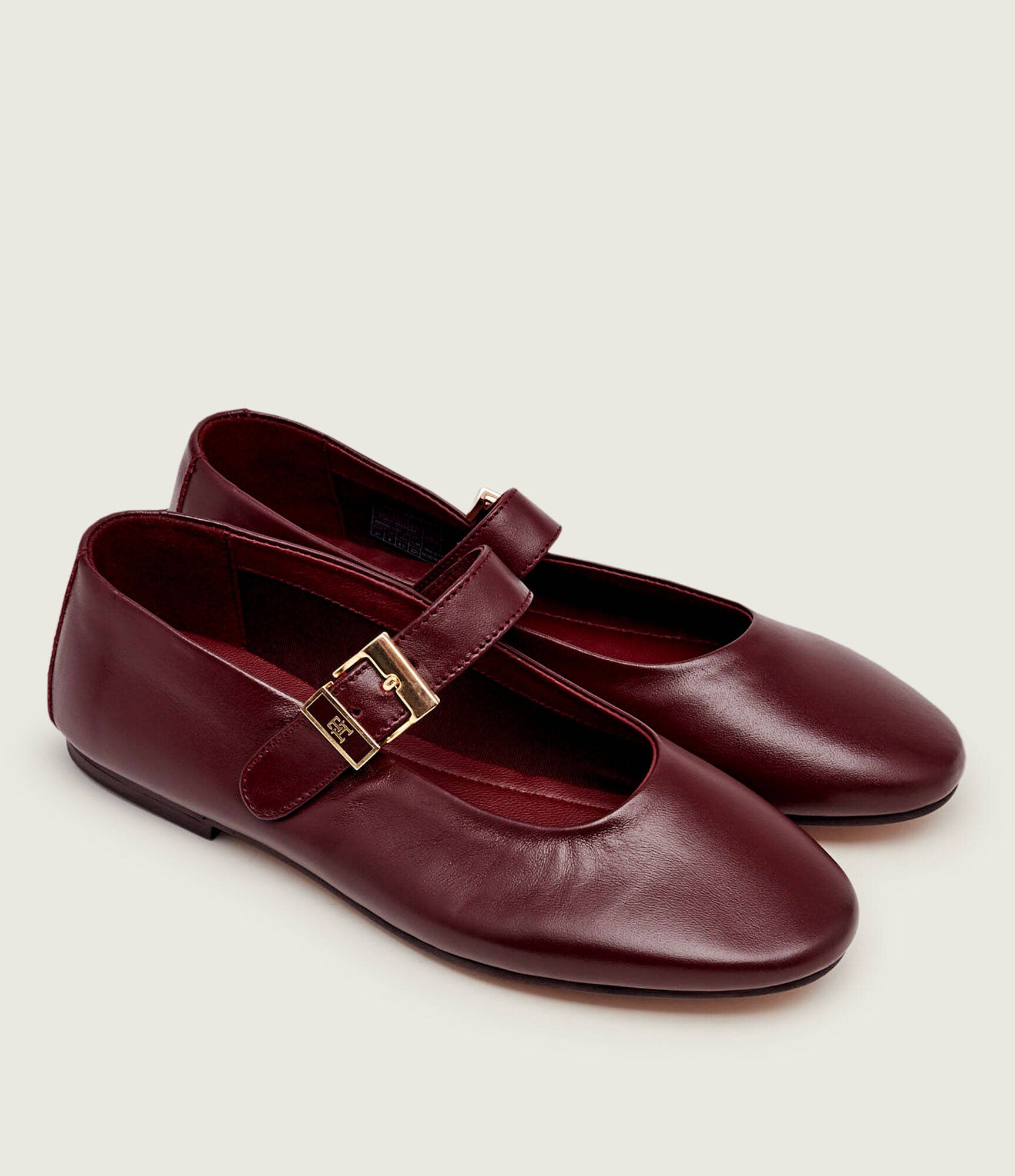 Tommy Hilfiger De piele balerini Mary Jane