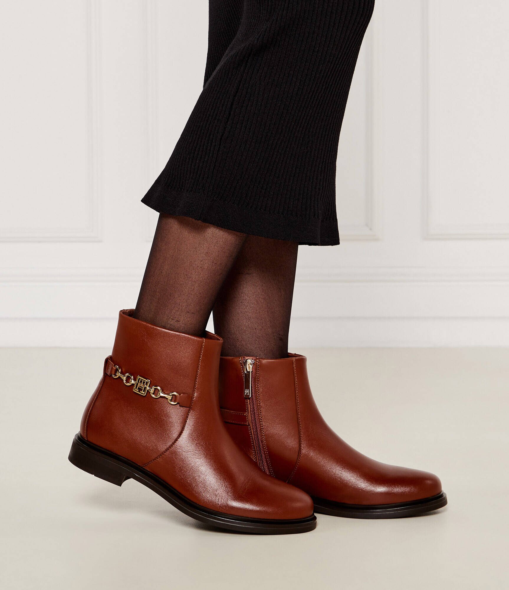 Tommy Hilfiger De piele botine