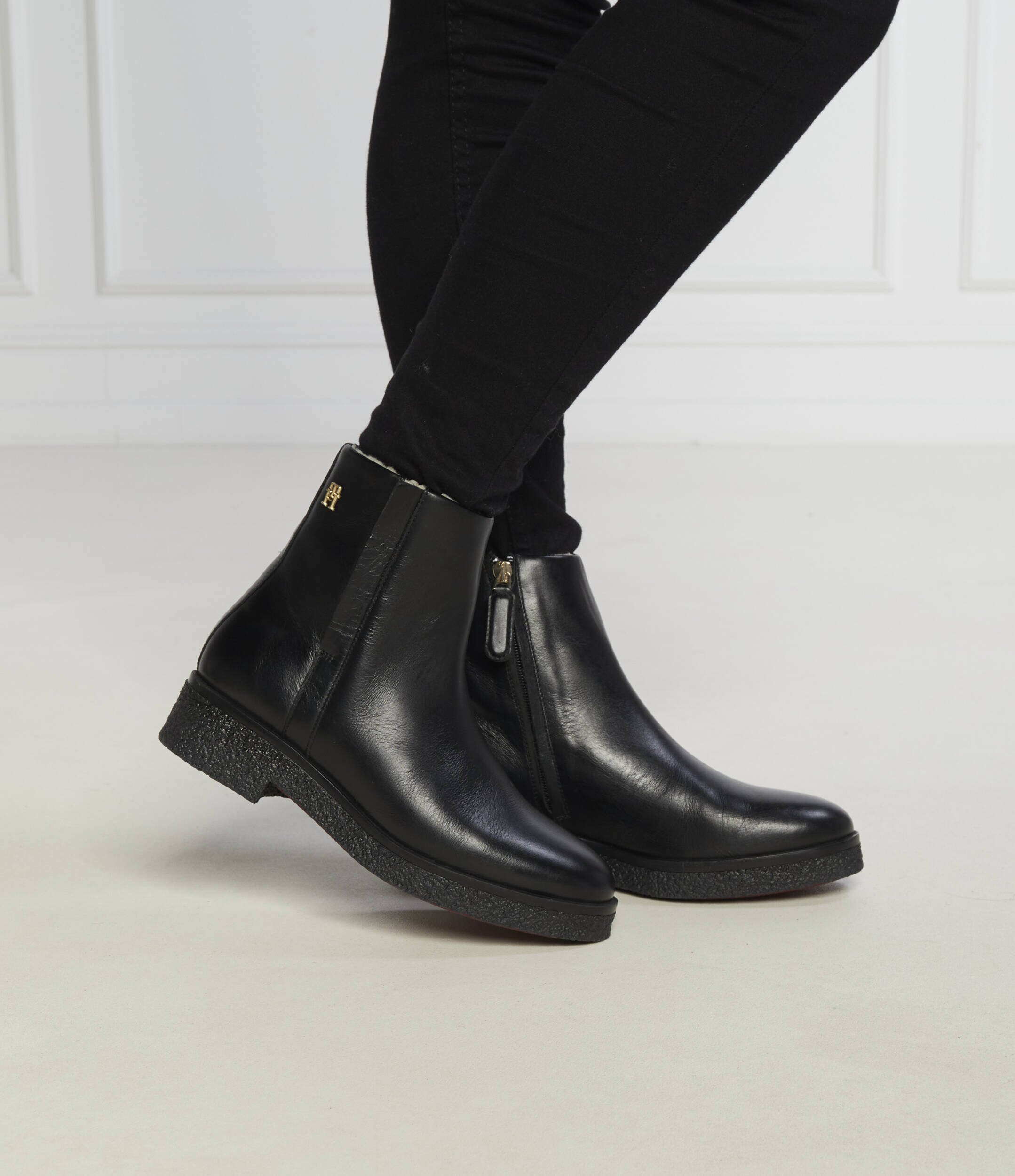 Tommy Hilfiger De piele botine