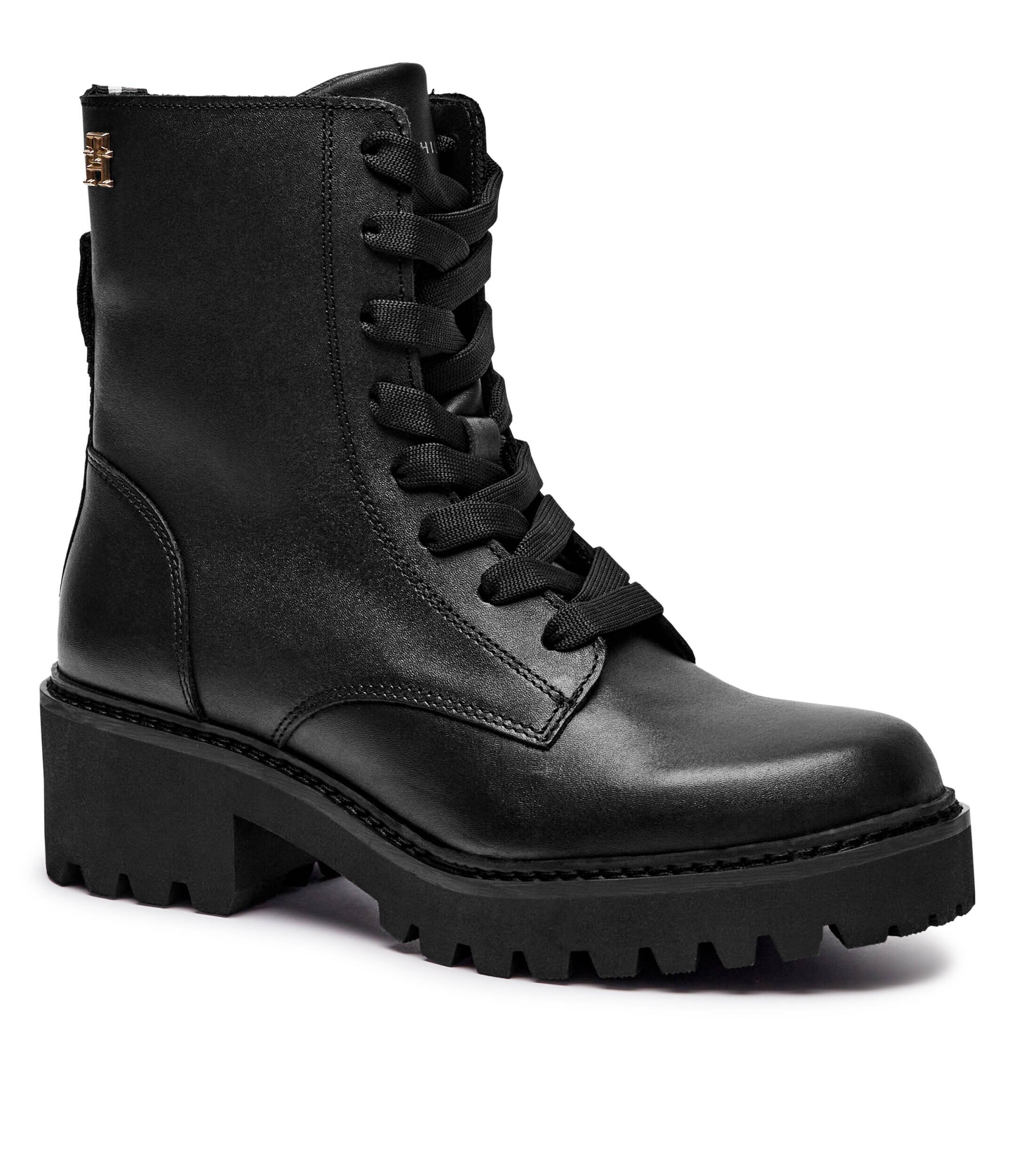 Tommy Hilfiger De piele botine Chic