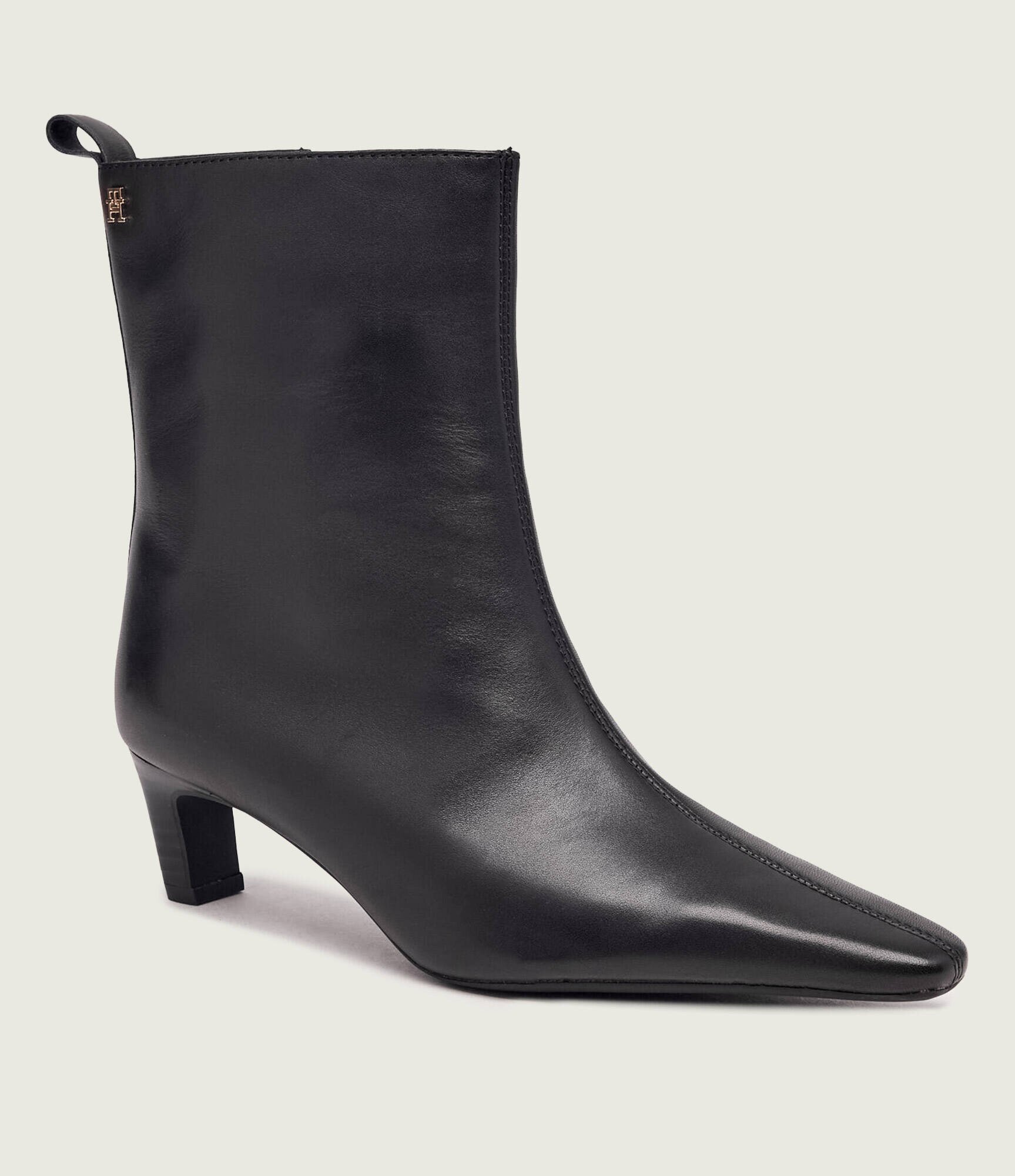 Tommy Hilfiger De piele botine cu toc