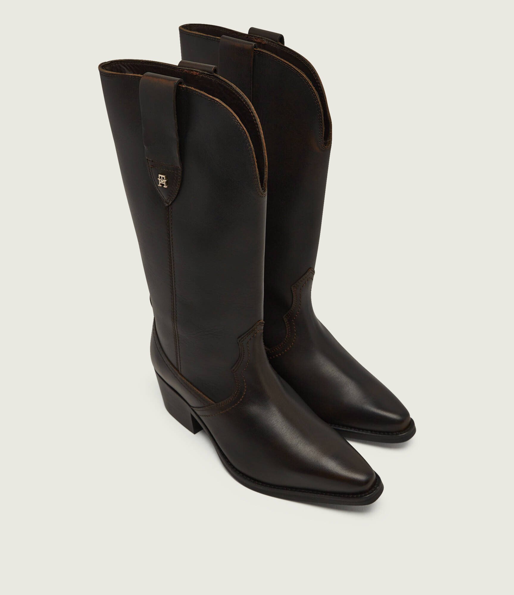 Tommy Hilfiger De piele cizme cowboy