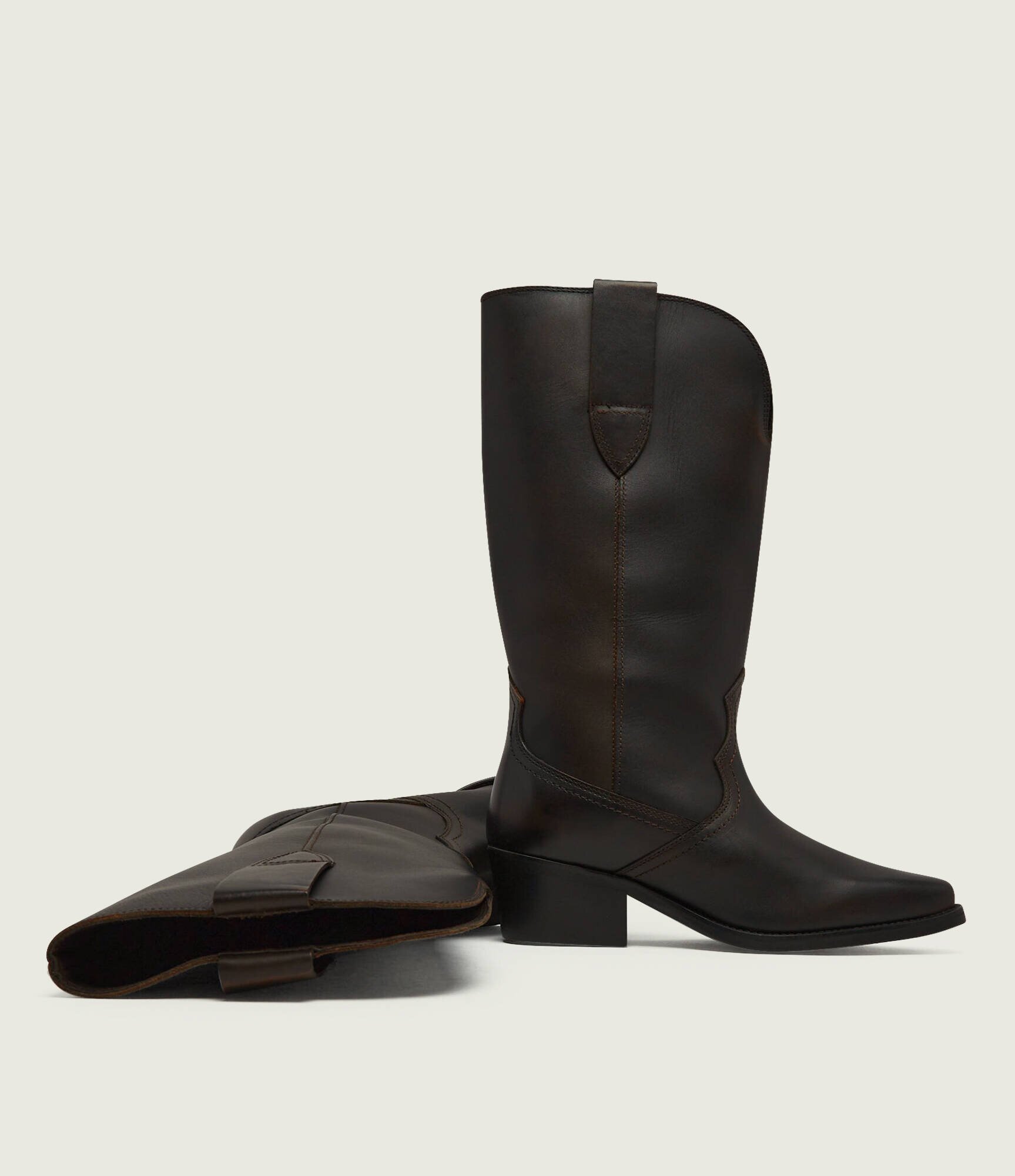 Tommy Hilfiger De piele cizme cowboy