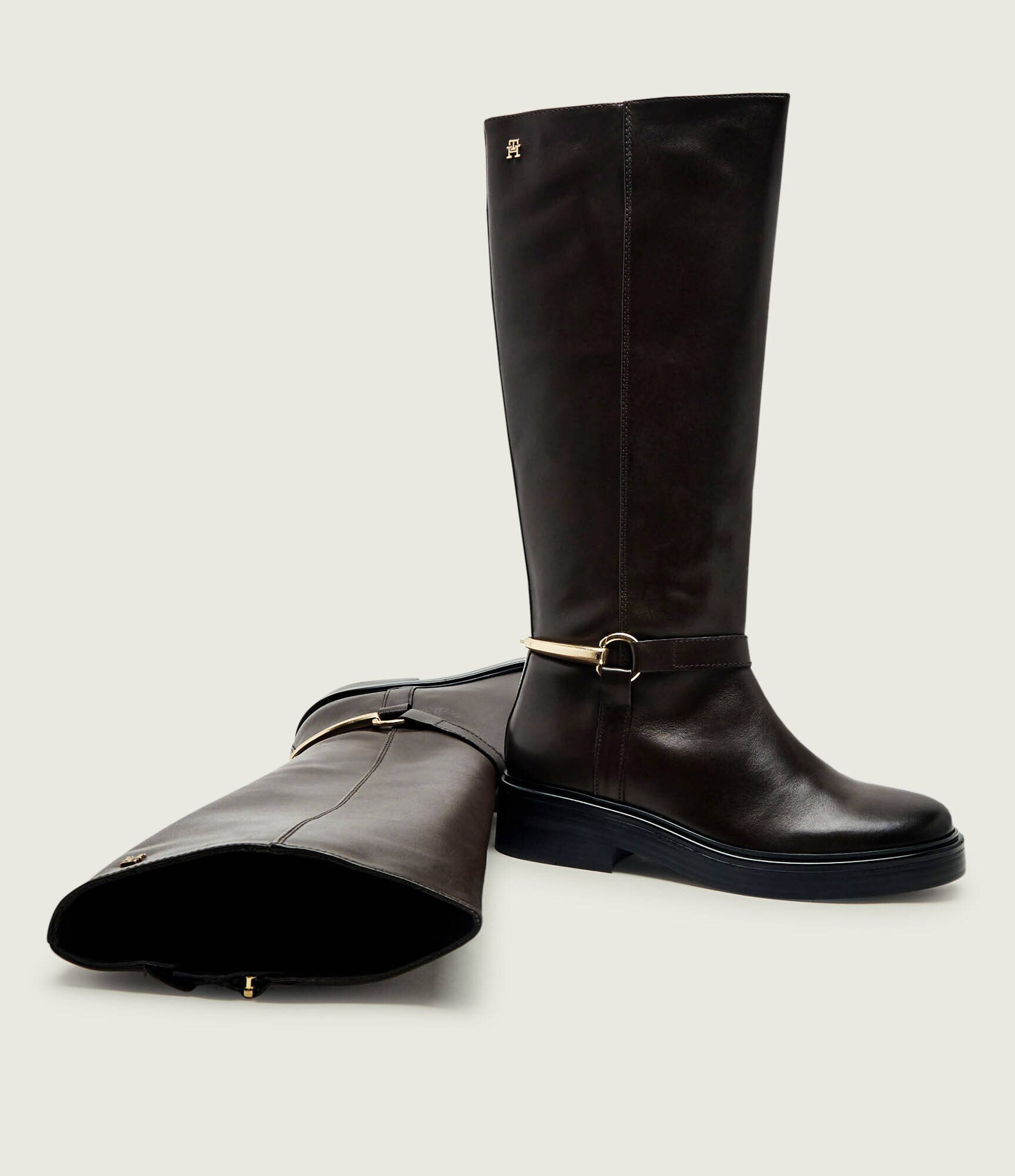 Tommy Hilfiger De piele cizme de echitație