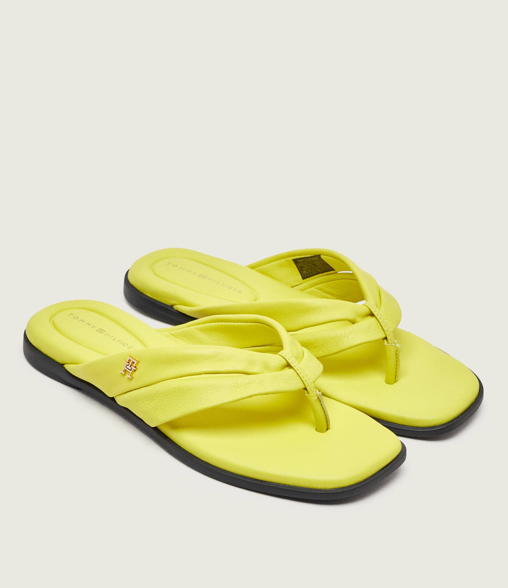 Tommy Hilfiger De piele flip flops