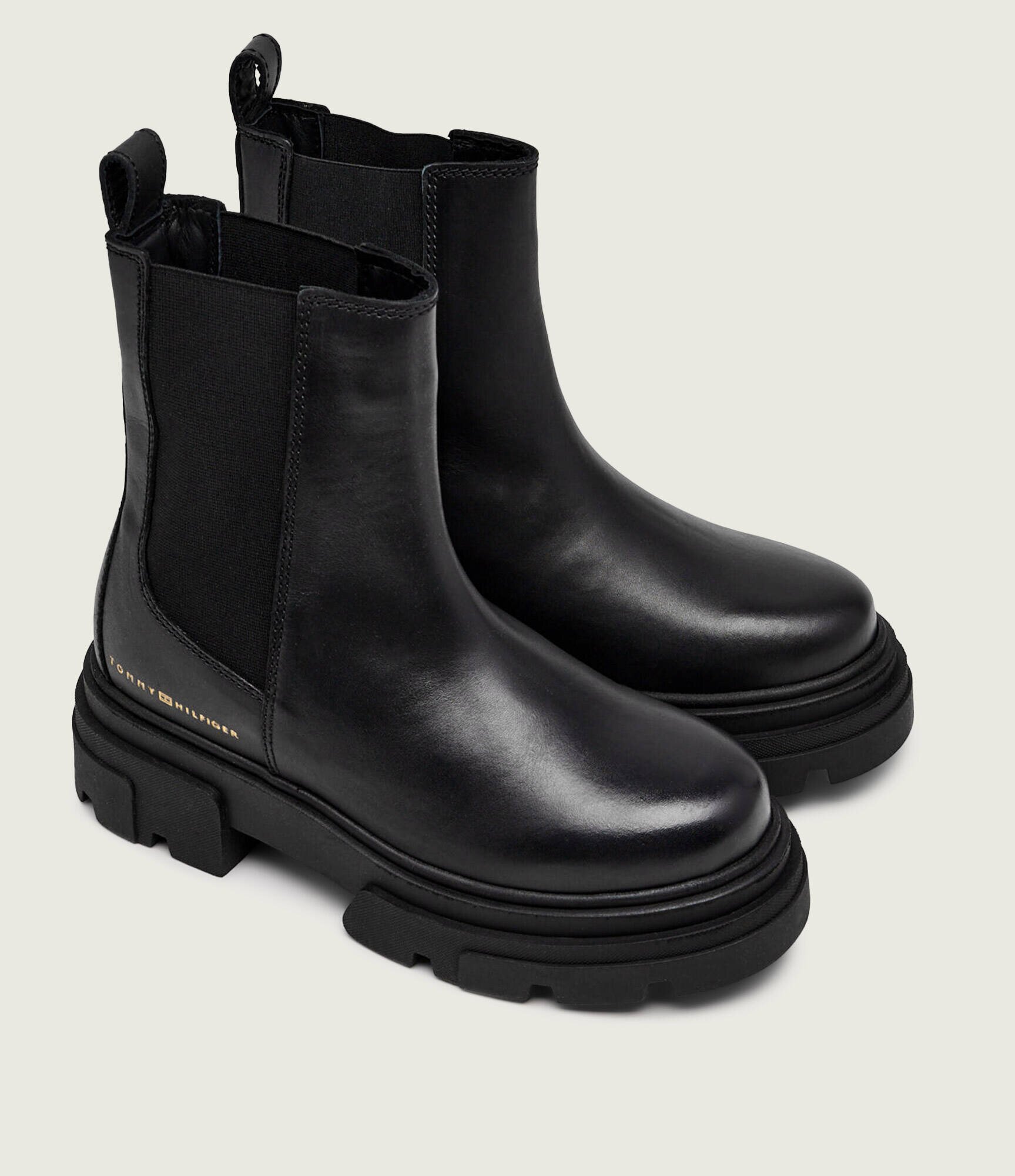 Tommy Hilfiger De piele ghete chelsea
