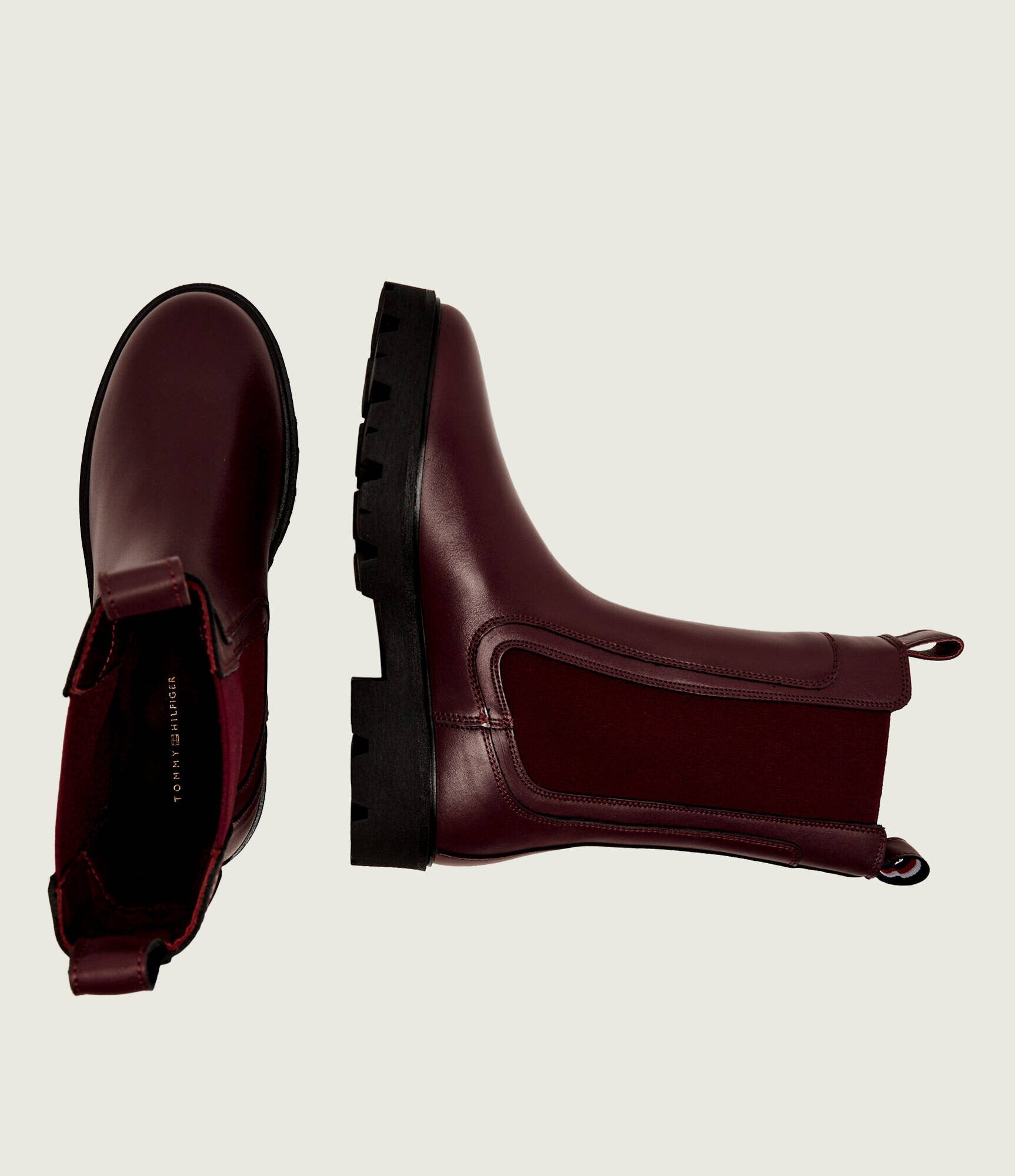 Tommy Hilfiger De piele ghete chelsea