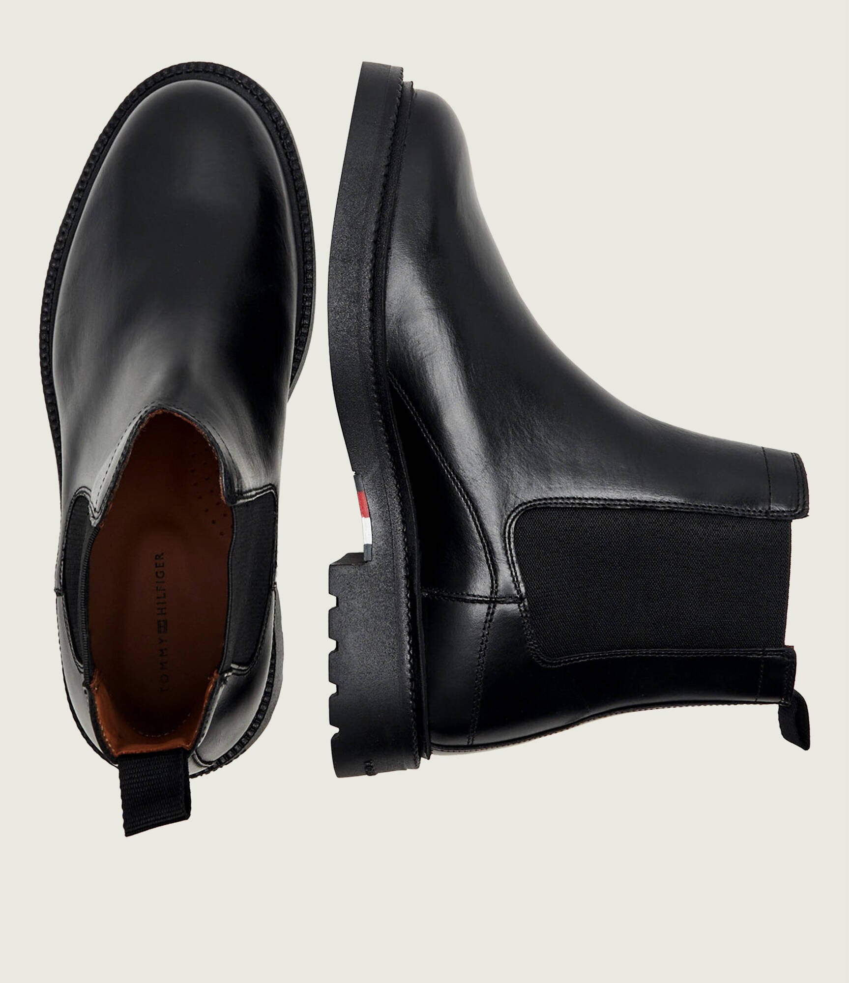 Tommy Hilfiger De piele ghete chelsea Chelsea