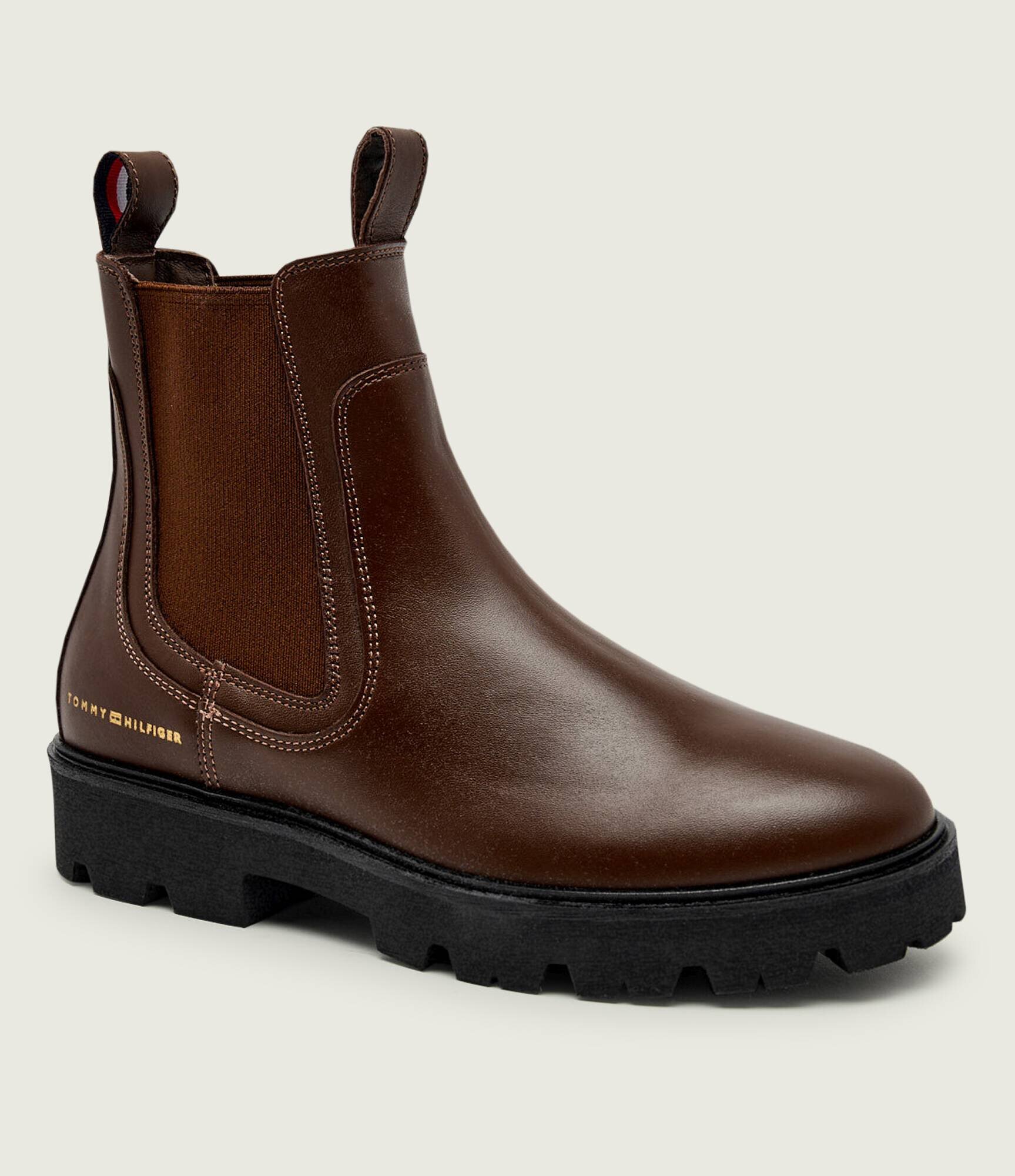 Tommy Hilfiger De piele ghete chelsea CHELSEA