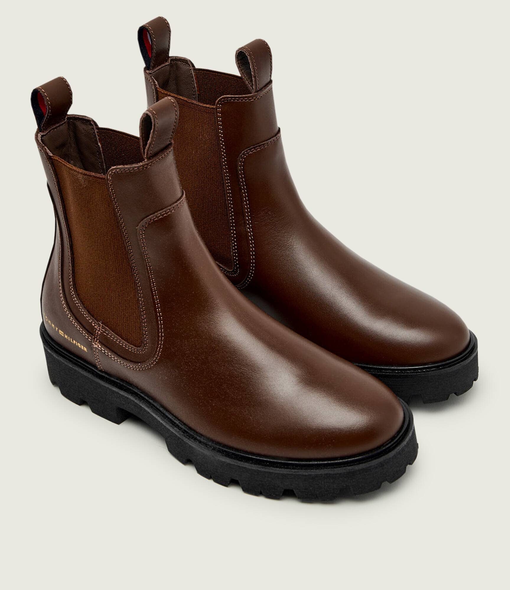 Tommy Hilfiger De piele ghete chelsea CHELSEA