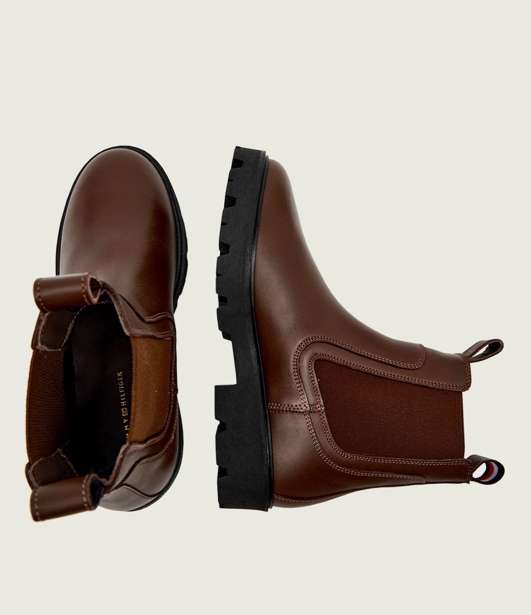 Tommy Hilfiger De piele ghete chelsea CHELSEA