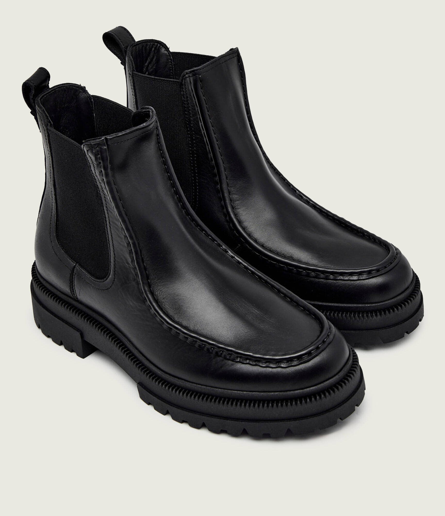 Tommy Hilfiger De piele ghete chelsea CHUNKY